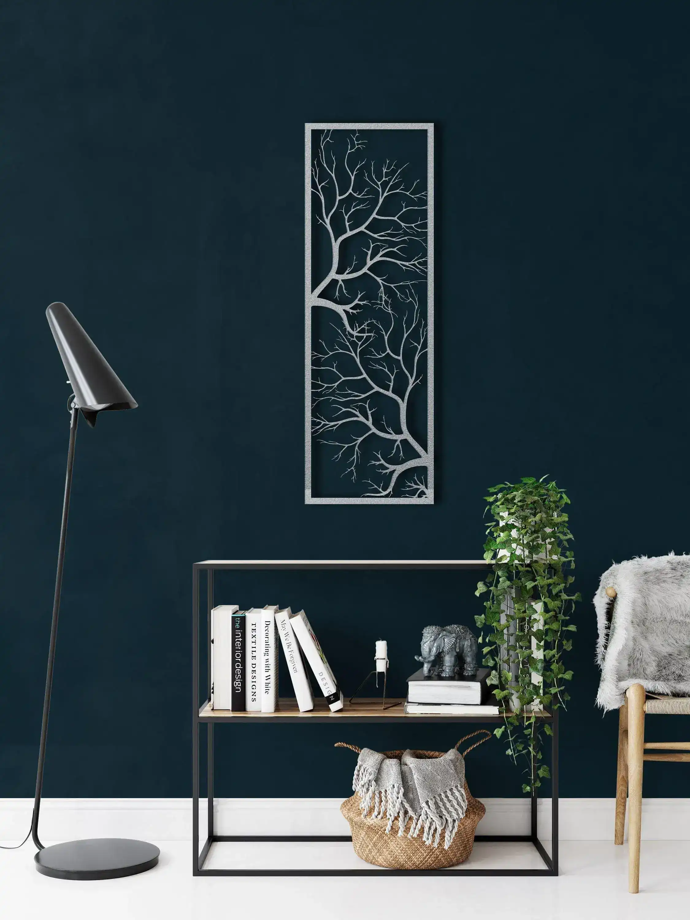 Tree Branch Metal Wall Hanging Decor - Image 9