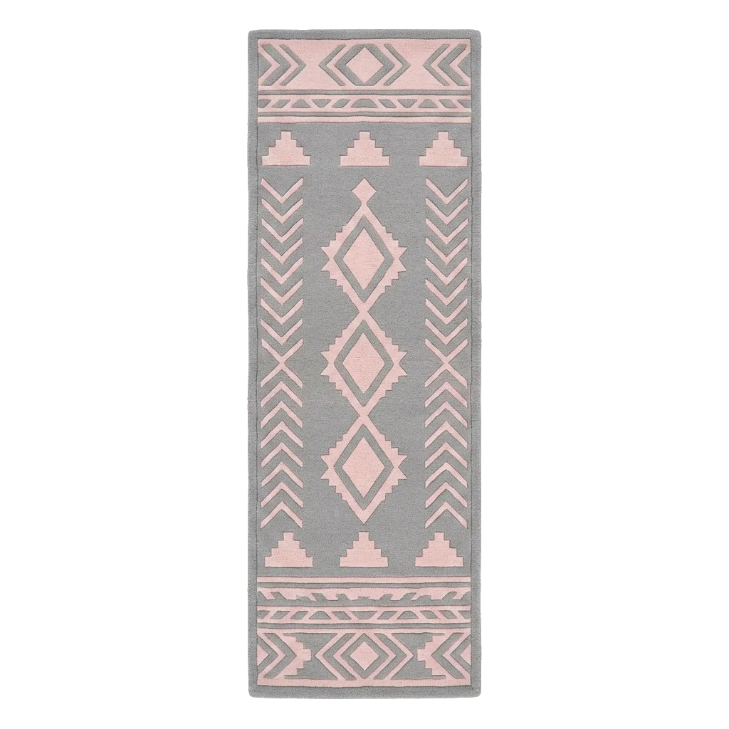 Tribal Stripe Hand Tufted Runner Rug