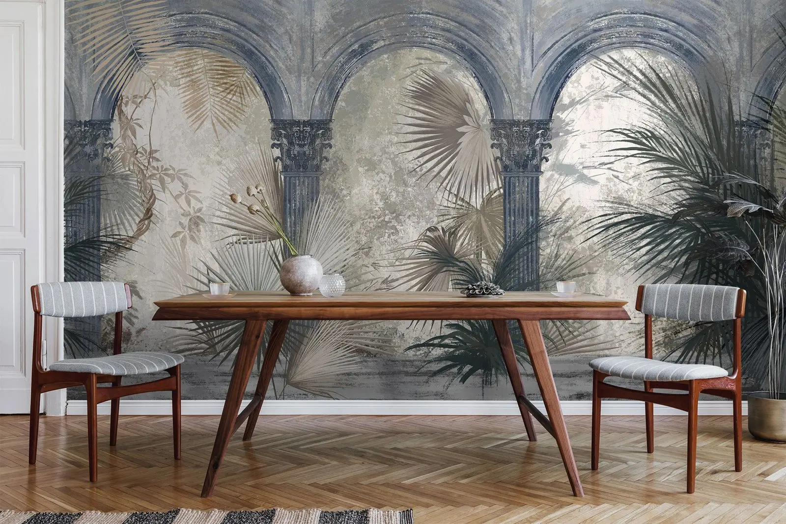 Tropical Arch Garden Mural - Image 3
