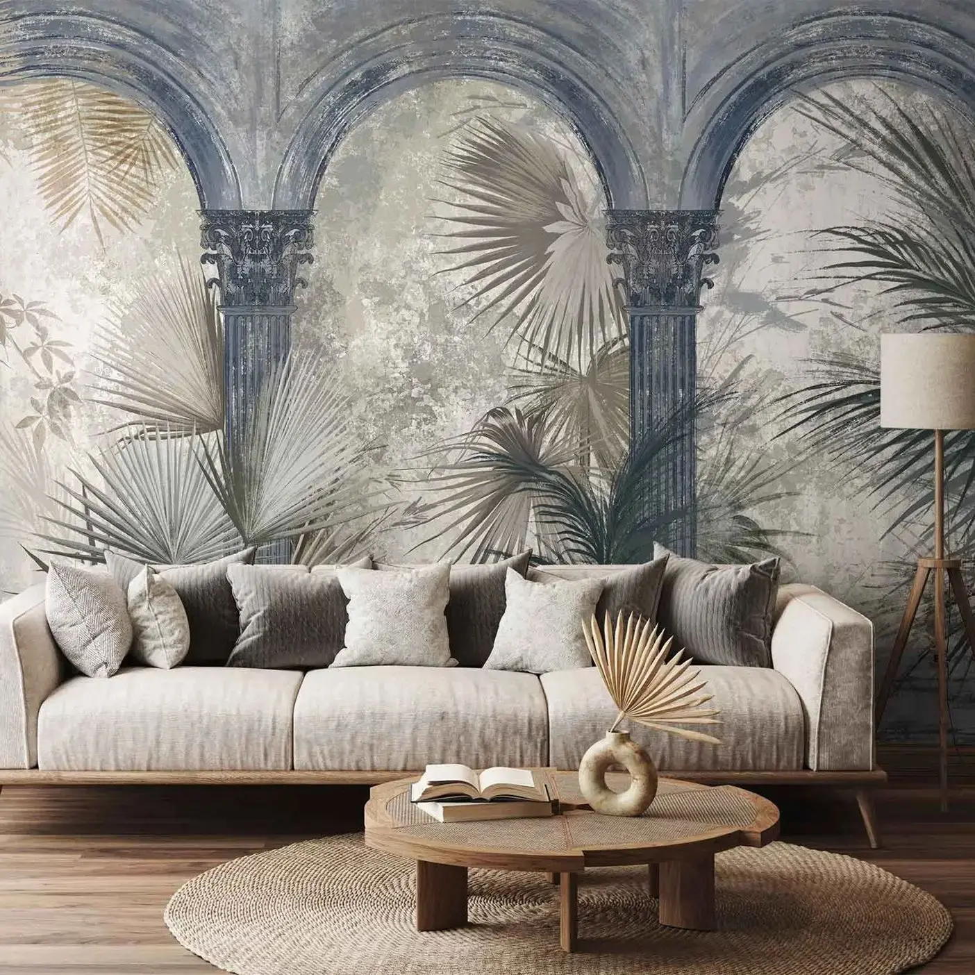 Tropical Arch Garden Mural - Image 4