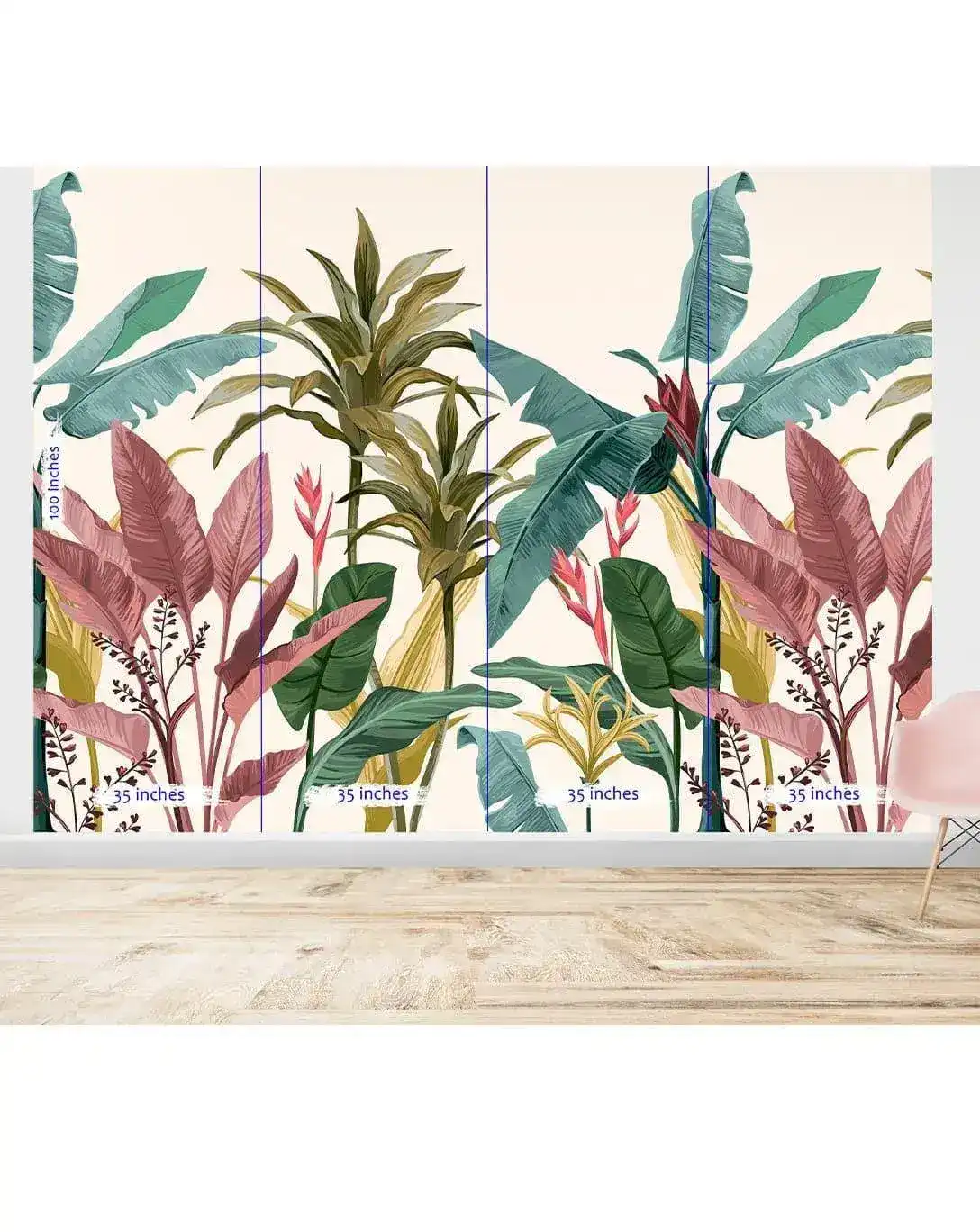 Tropical Banana Leaf Wall Mural - Image 5