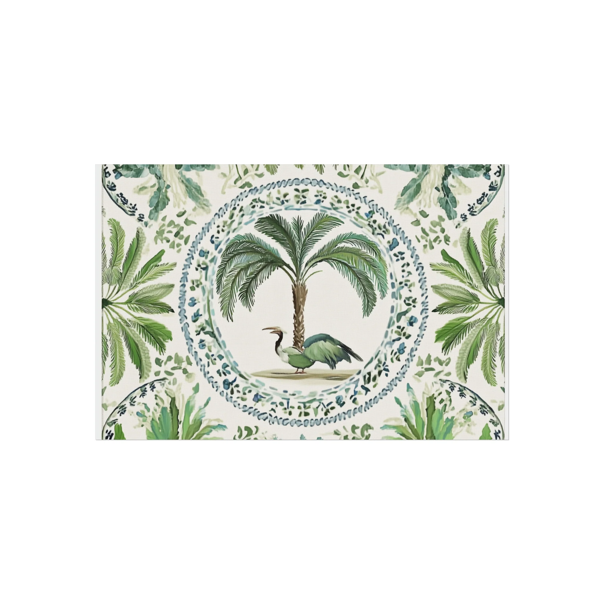 Tropical Heron & Palm Fine Art Poster - Image 12