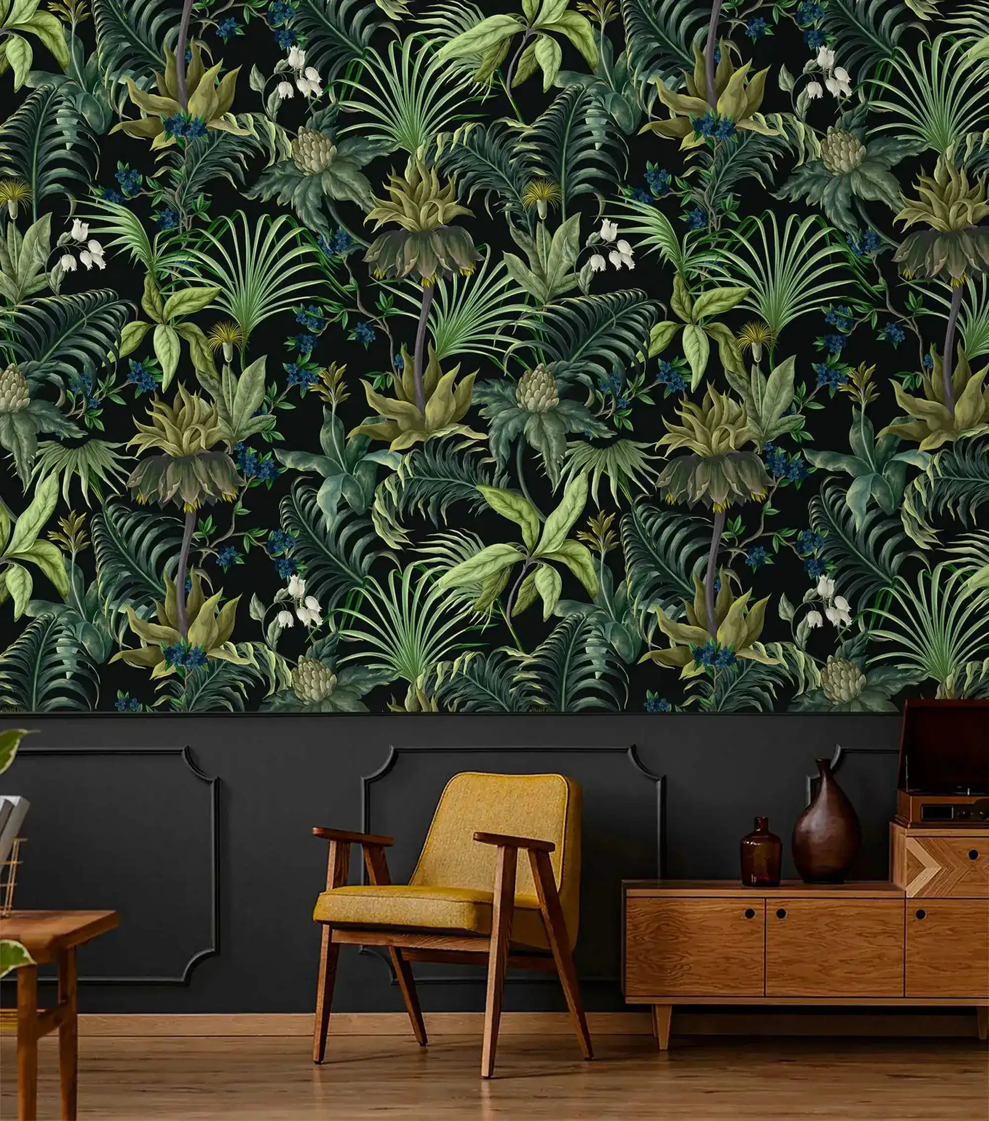 Tropical Jungle Canopy Wallpaper - Image 4