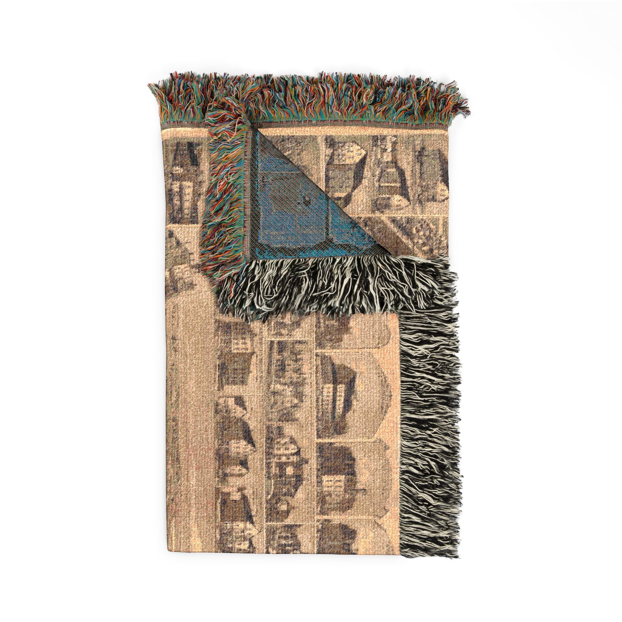 Truro, Nova Scotia, 1889 Woven Throw Blanket - Image 8