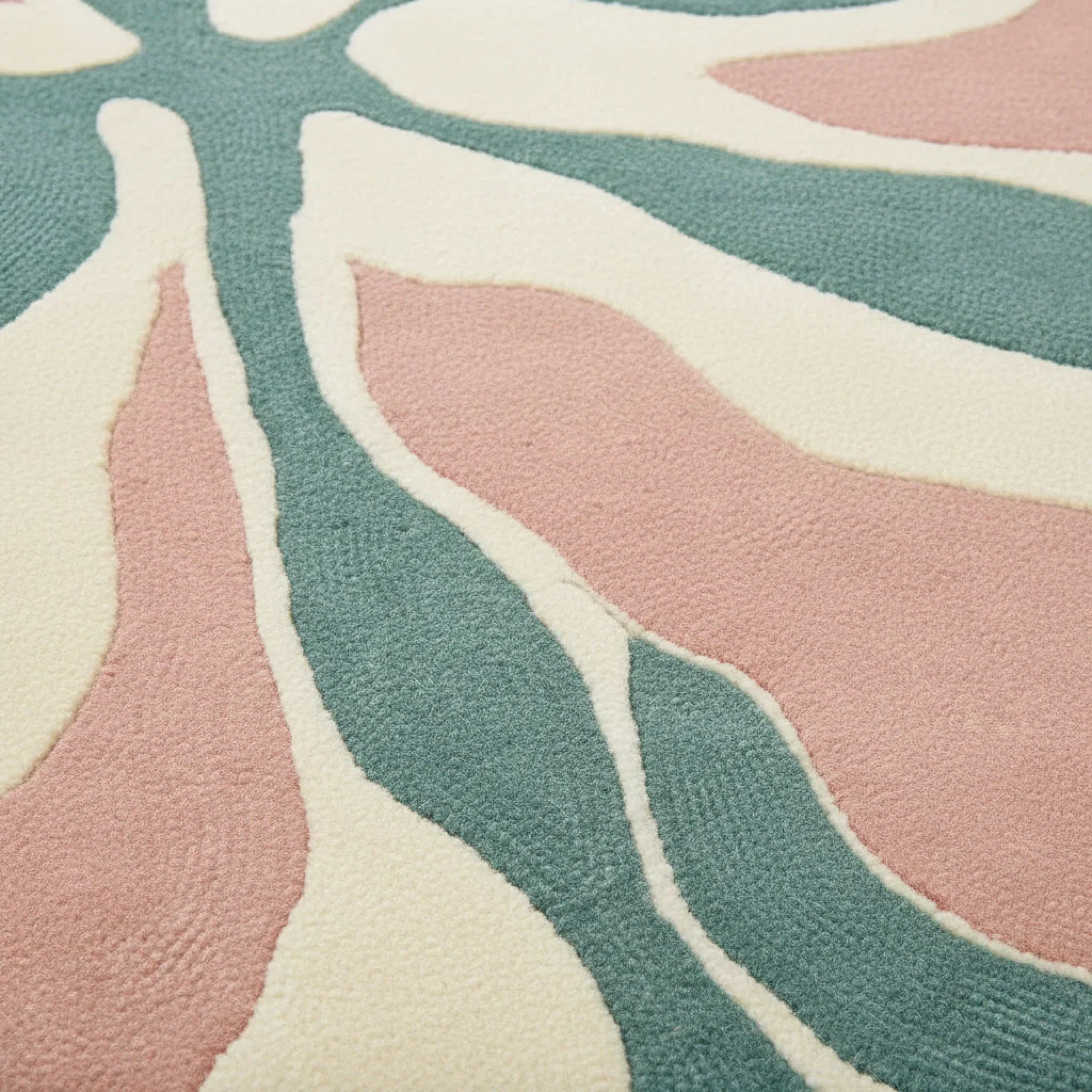 Tufted Pastel Terrain Hand Tufted Rug - Image 3