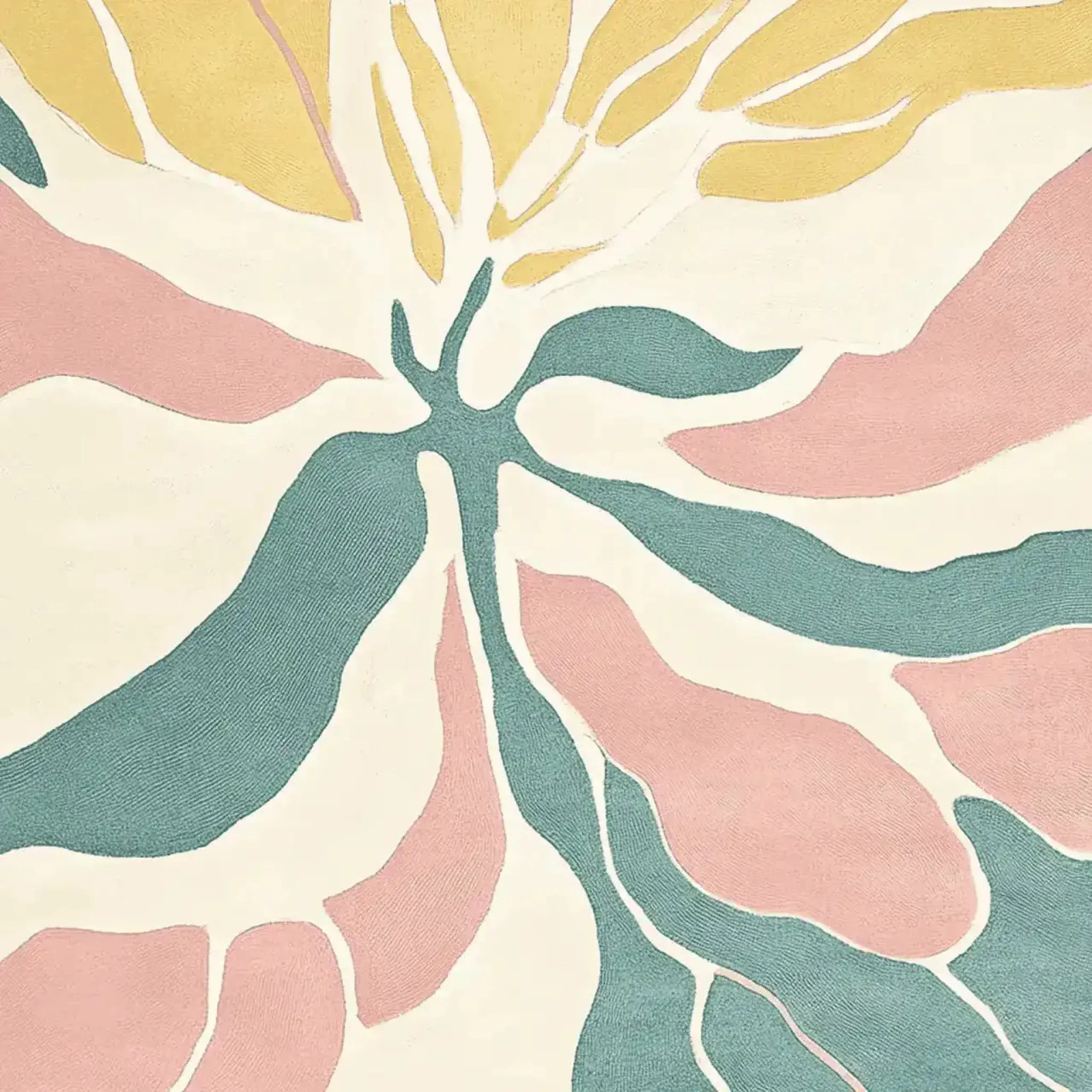 Tufted Pastel Terrain Hand Tufted Rug - Image 6