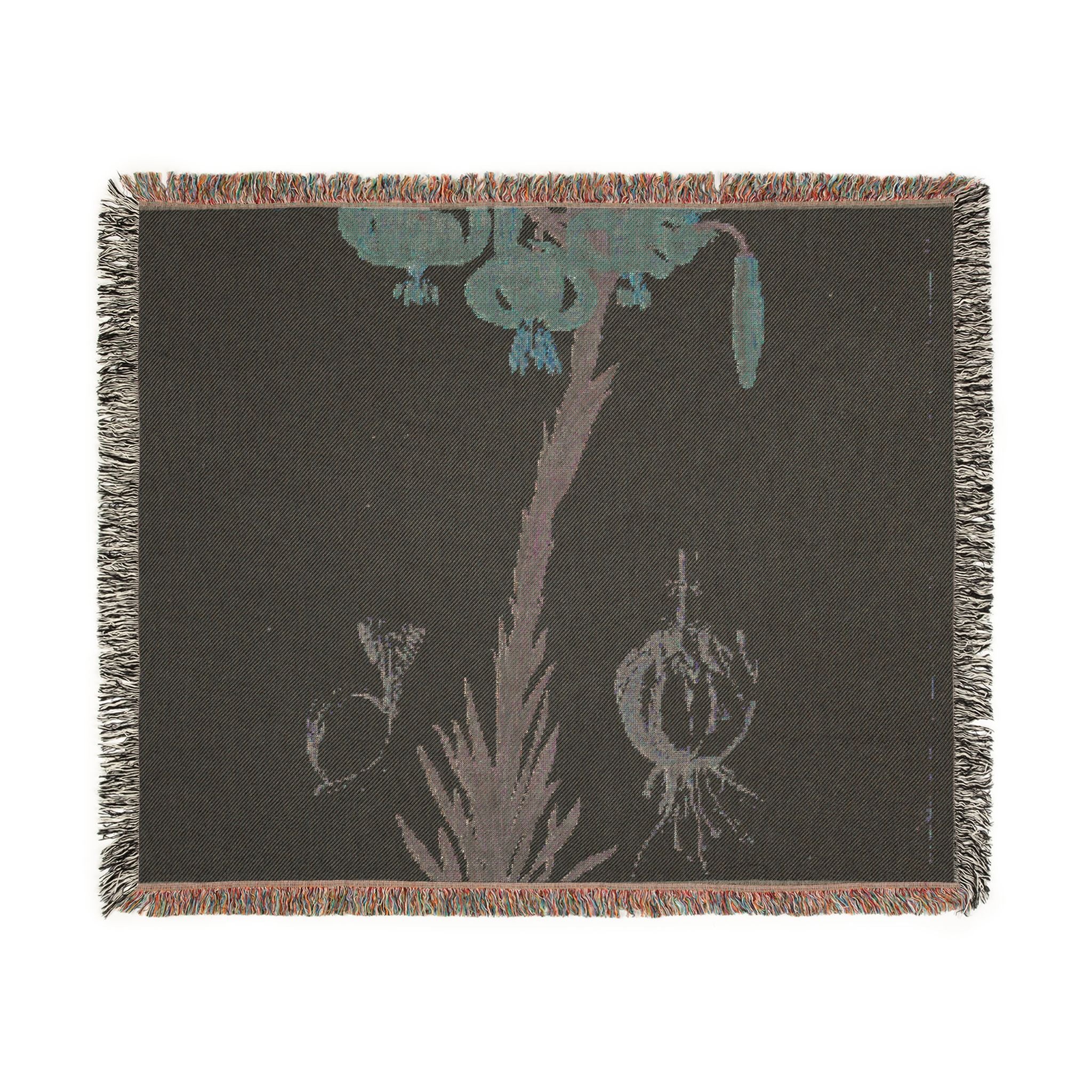 turban-lily-les-liliacees-p-j-redoute | Woven Tapestry Blanket - Image 8