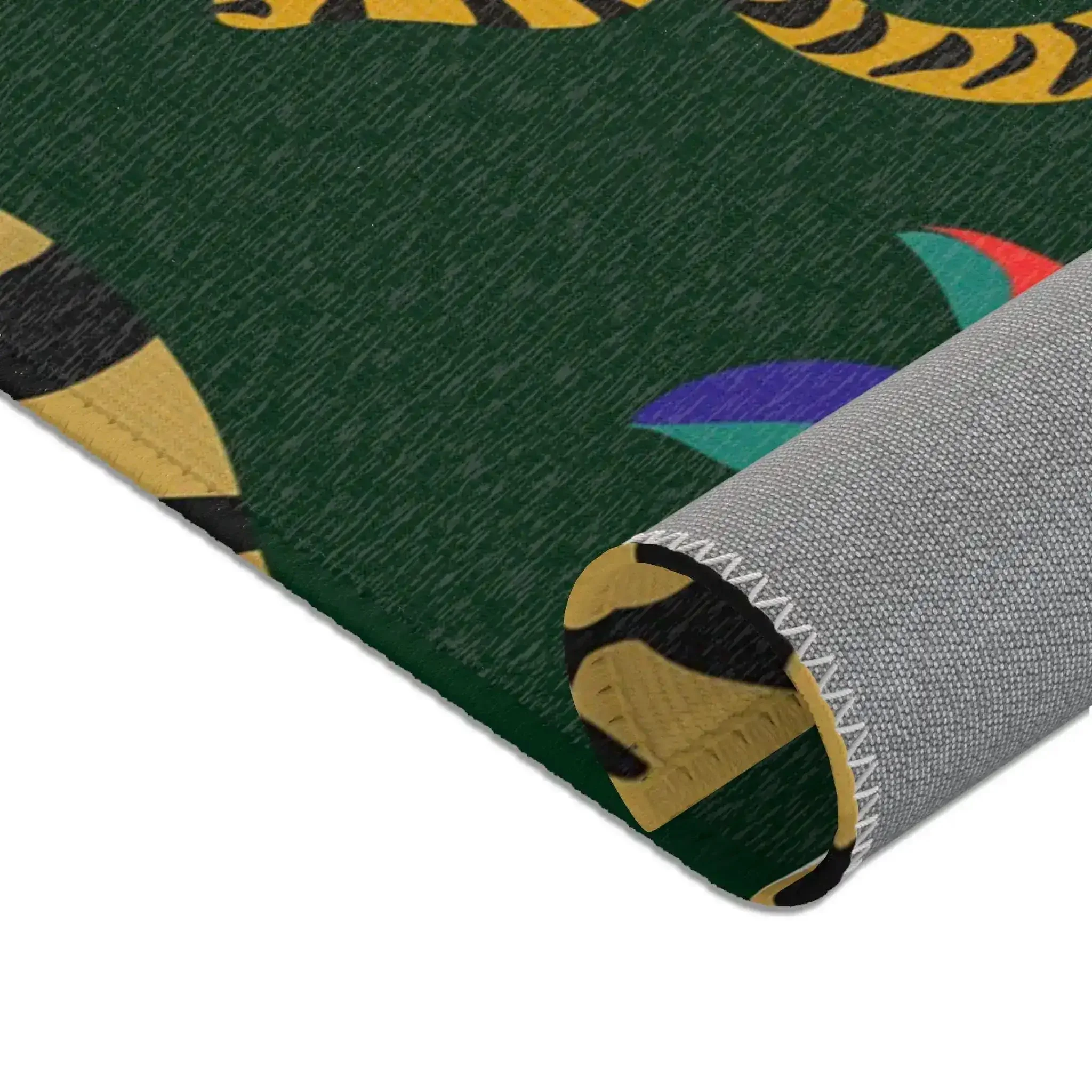 Twin Tigers Under Palm Tree Accent Rug - Image 9