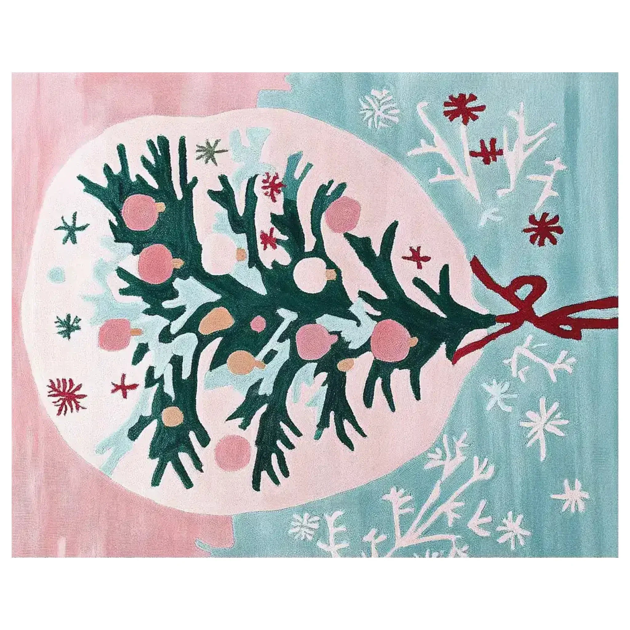 Twinkle Tree Glow Hand Tufted Rug - Image 3