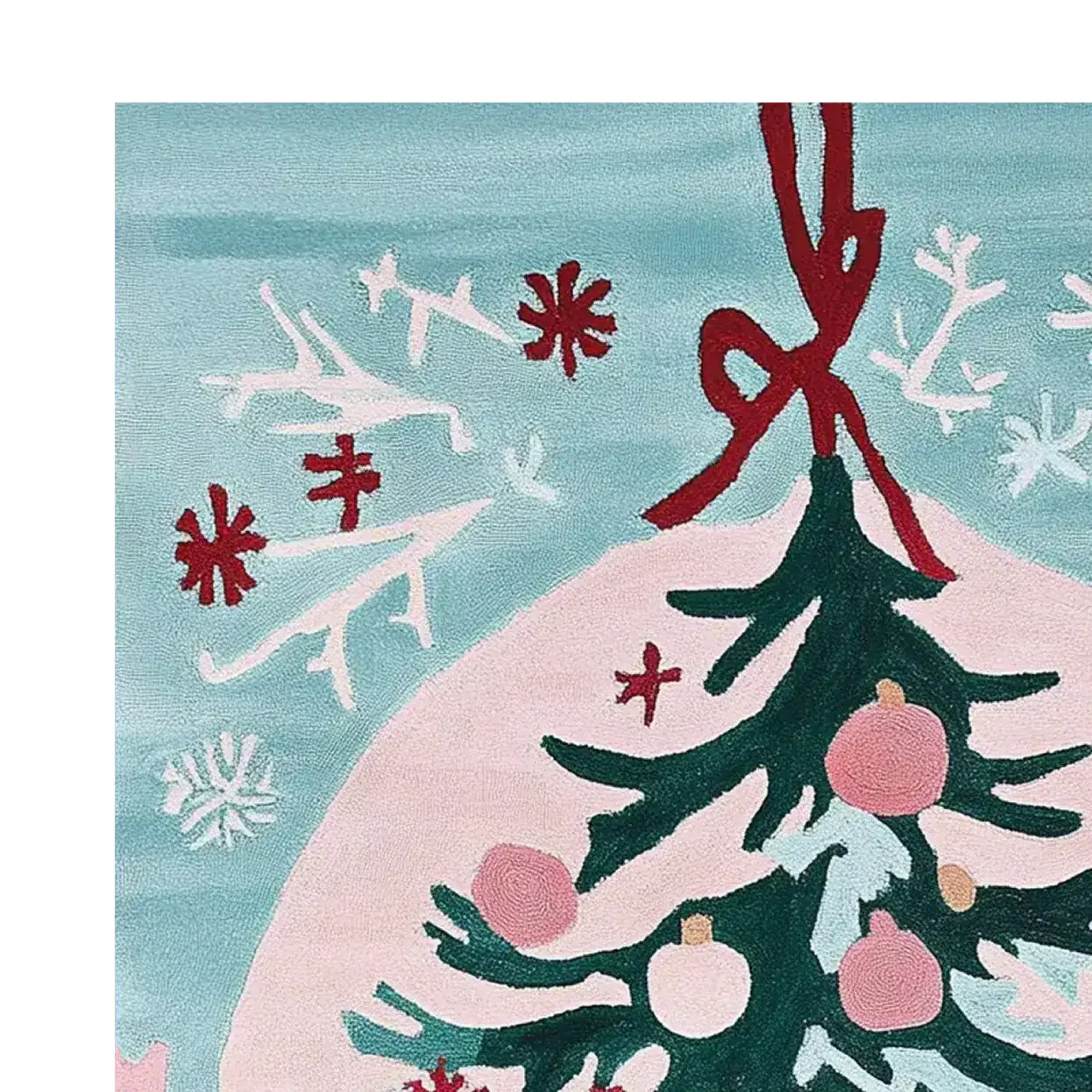 Twinkle Tree Glow Hand Tufted Rug - Image 4