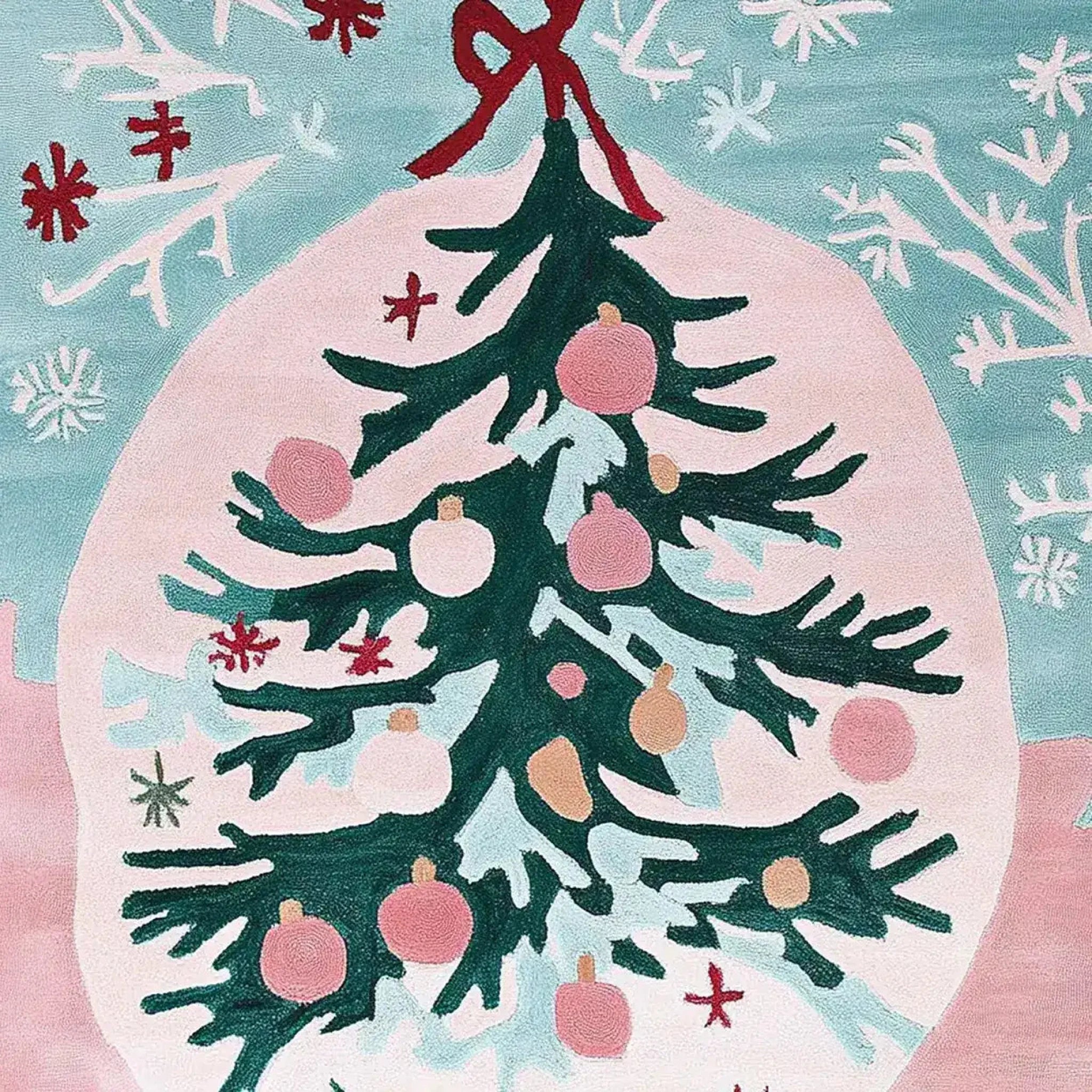 Twinkle Tree Glow Hand Tufted Rug - Image 5