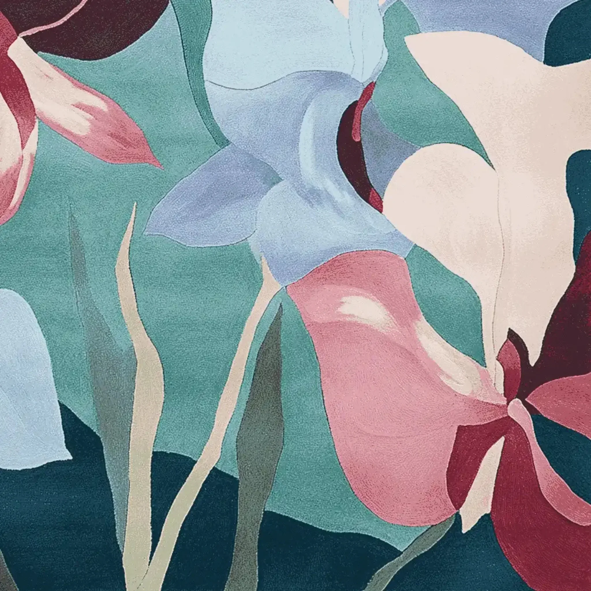 Twisted Blossom Field Hand Tufted Rug - Image 10