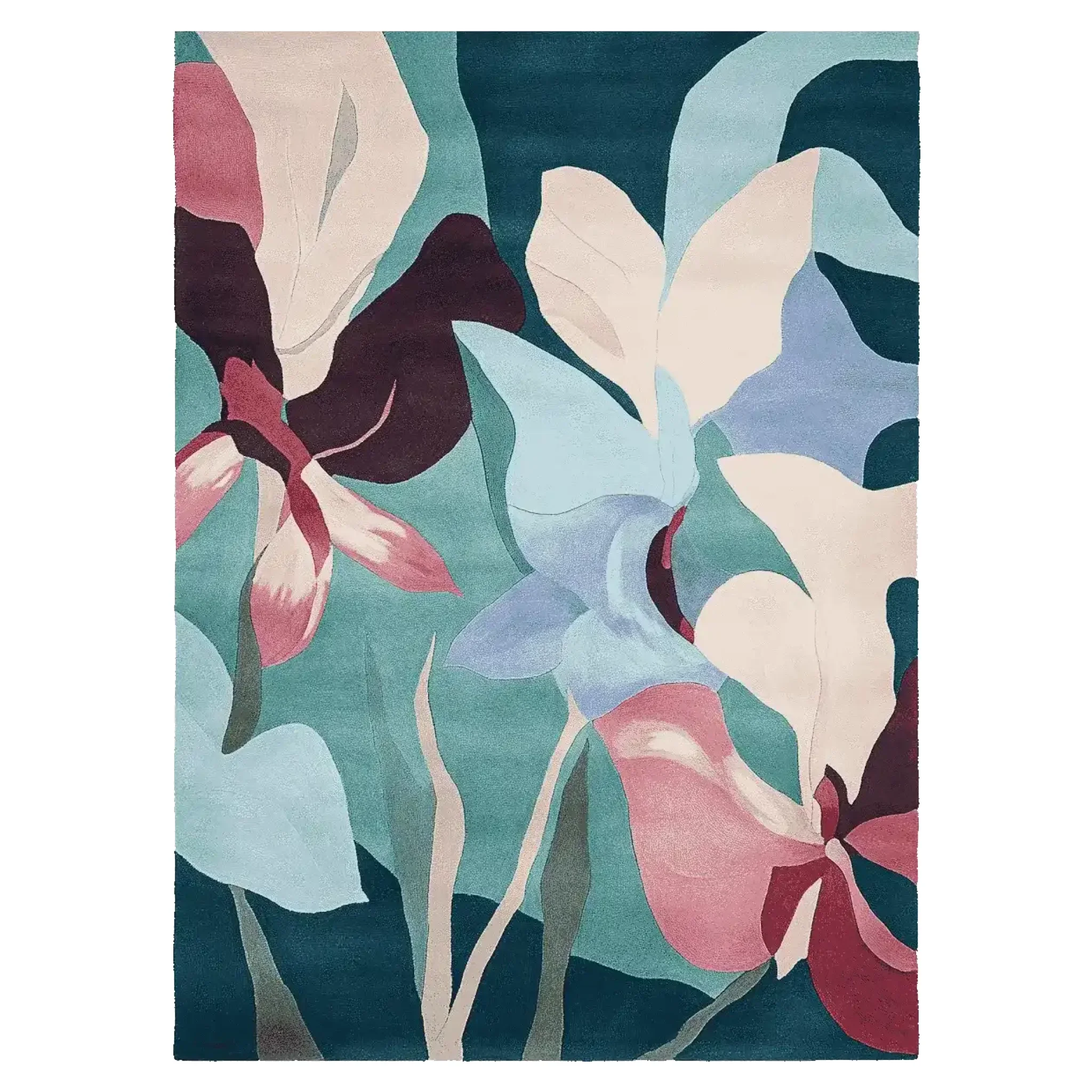 Twisted Blossom Field Hand Tufted Rug - Image 7