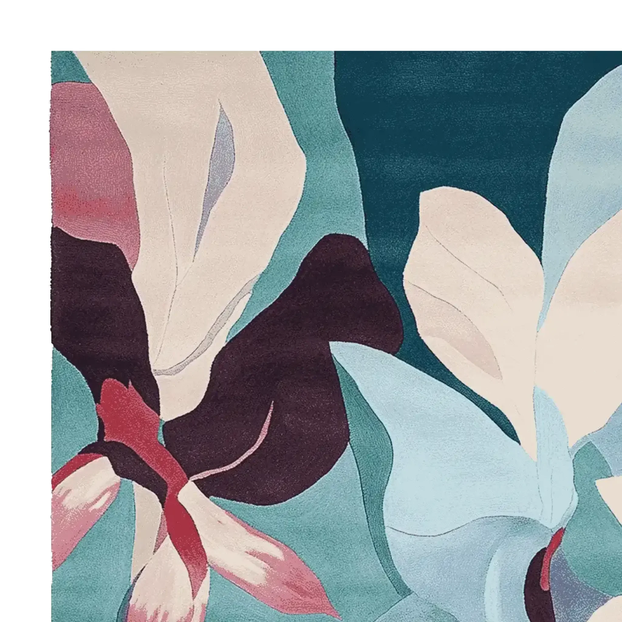 Twisted Blossom Field Hand Tufted Rug - Image 9