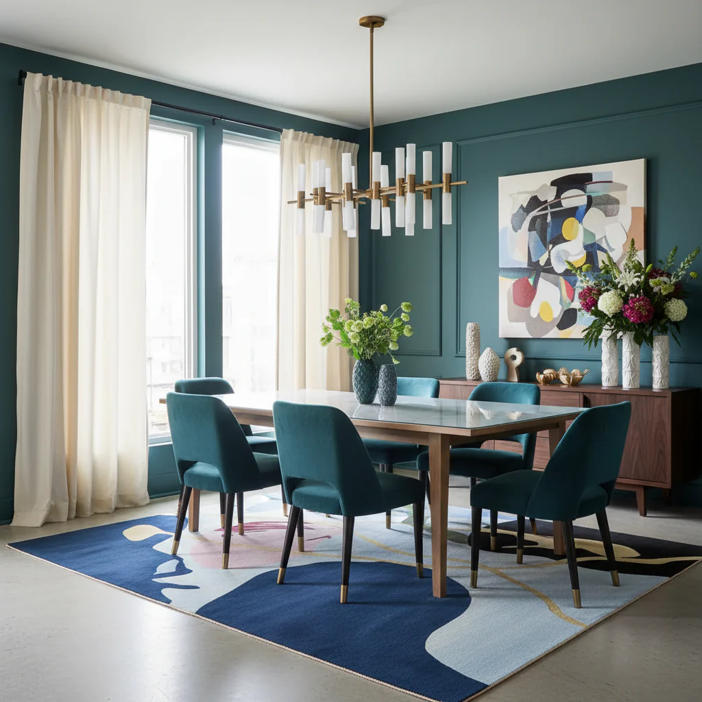 Underwater Mood Song Hand Tufted Rug - Image 3