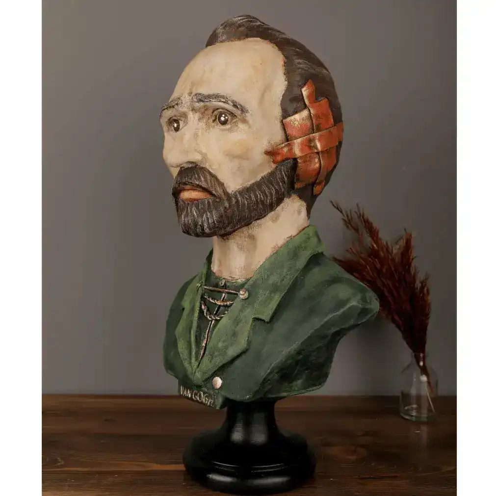 Van Gogh Bust Sculpture - Image 3