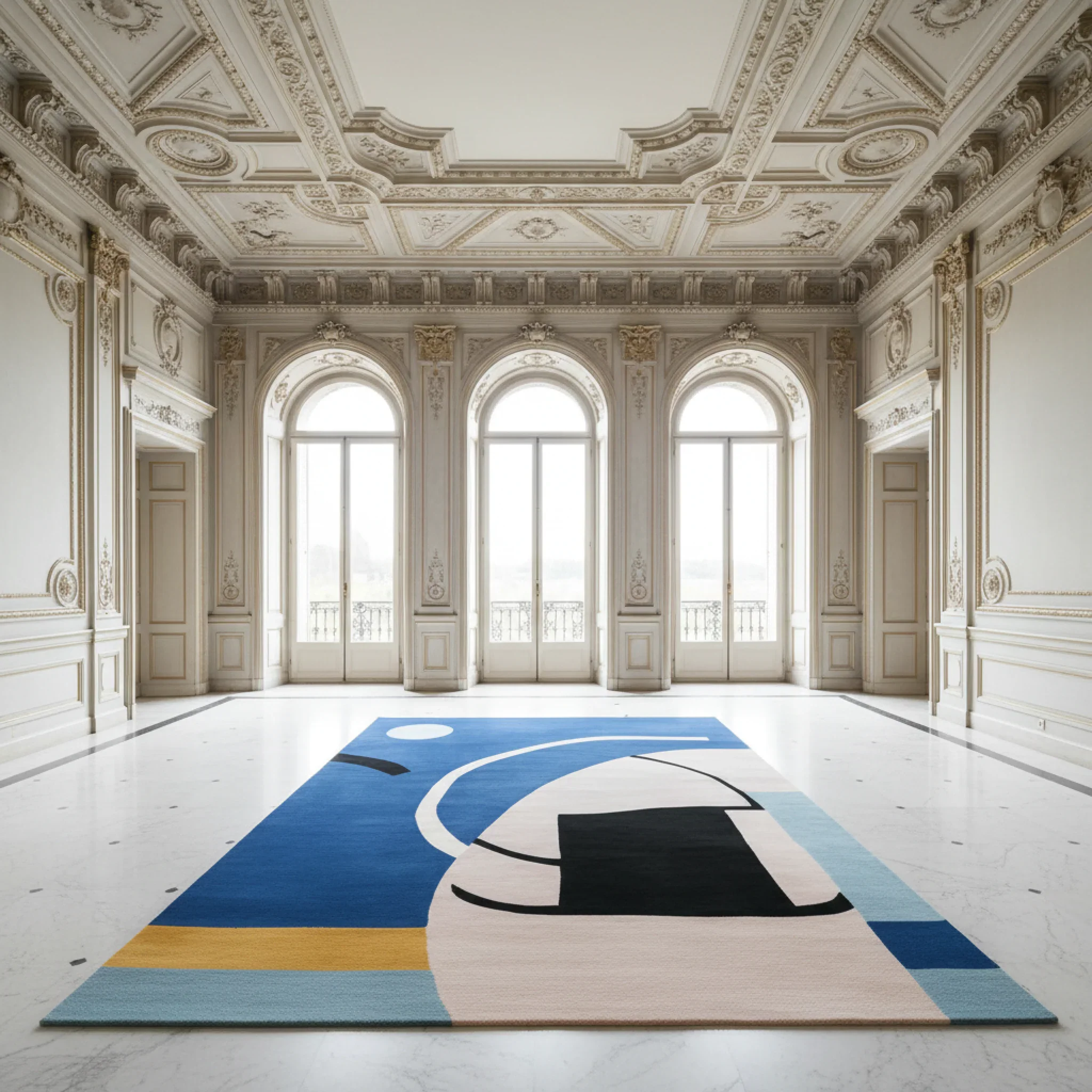 Vector Nest Hand Tufted Rug - Image 2