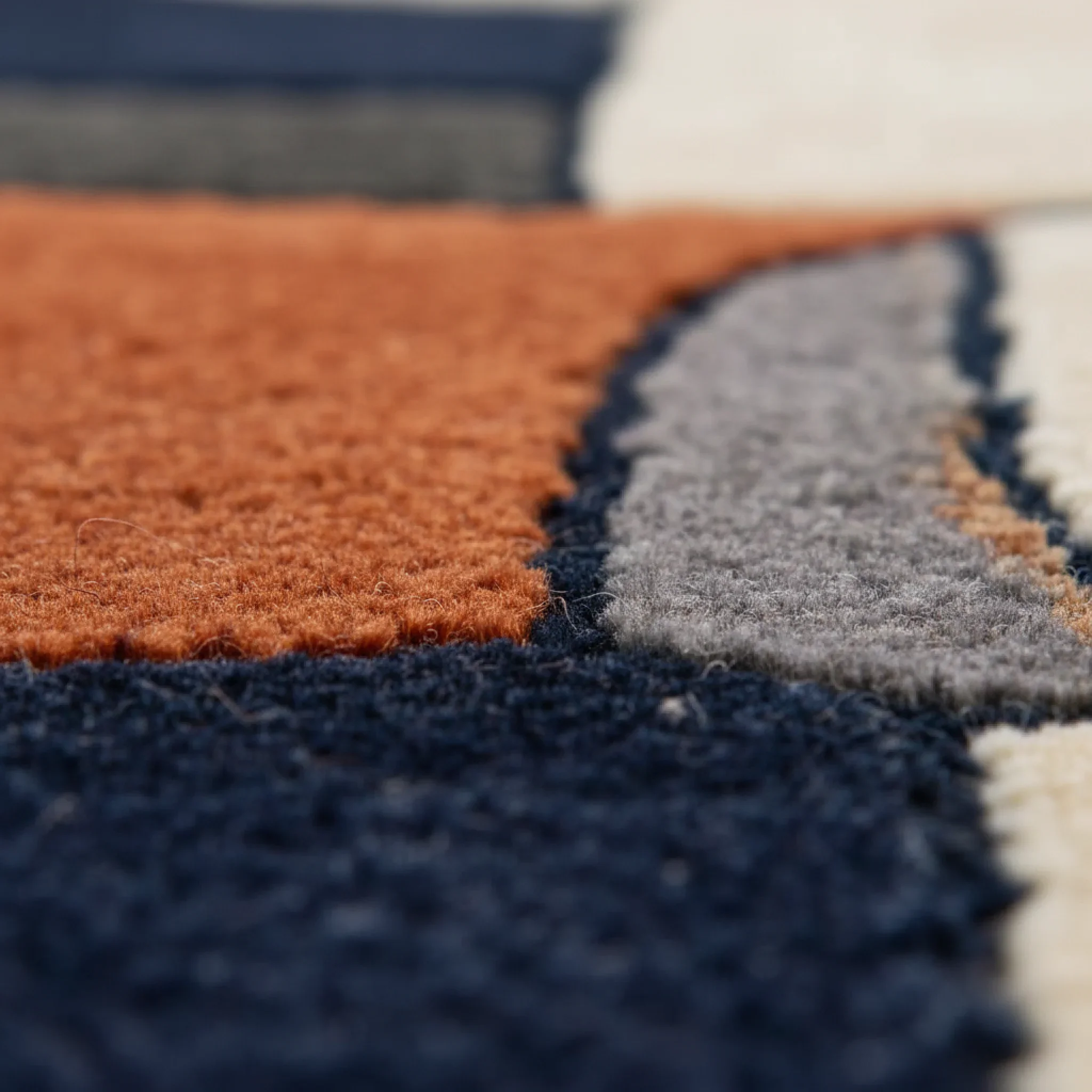 Velvet Shadow Rhythm Hand Tufted Rug - Image 3