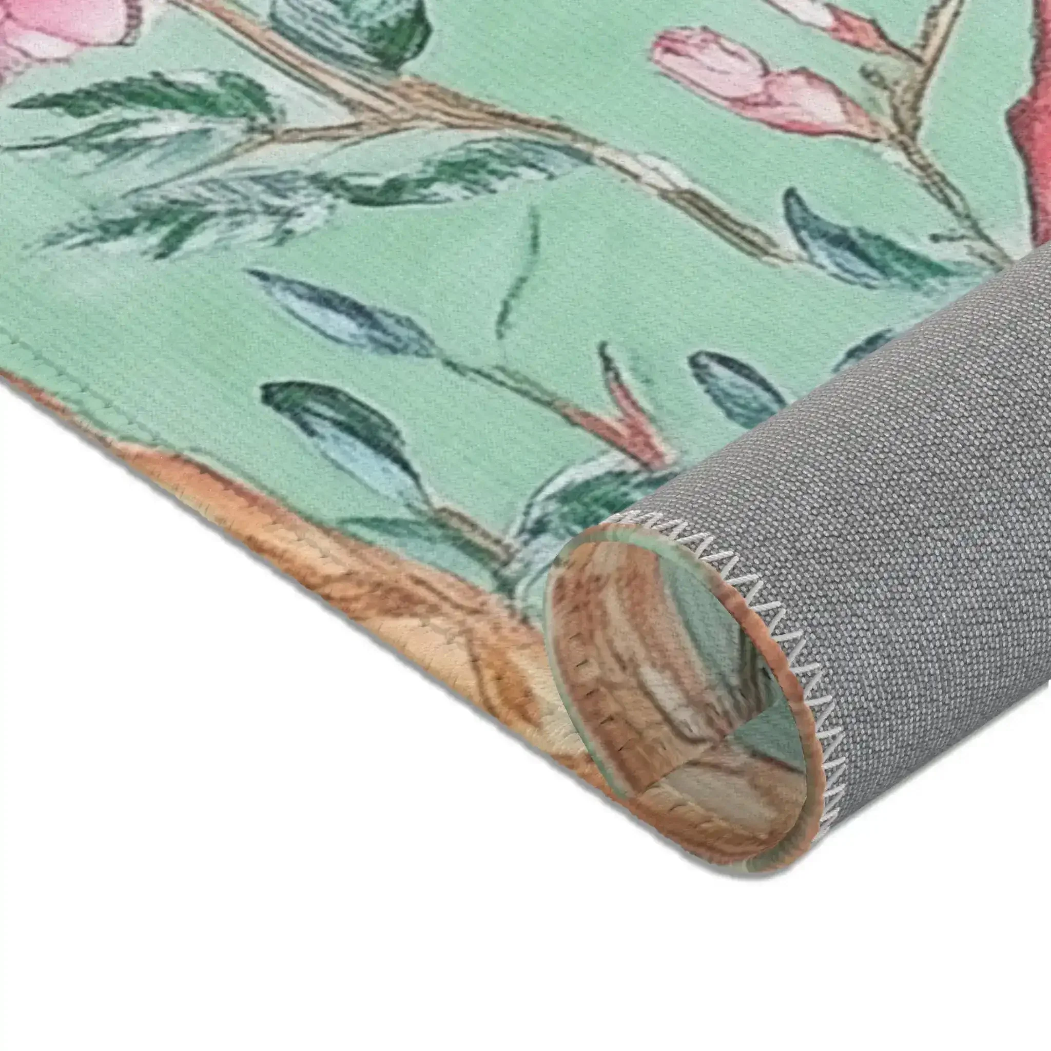 Verdant Birds & Blossoms Accent Rug - Image 4