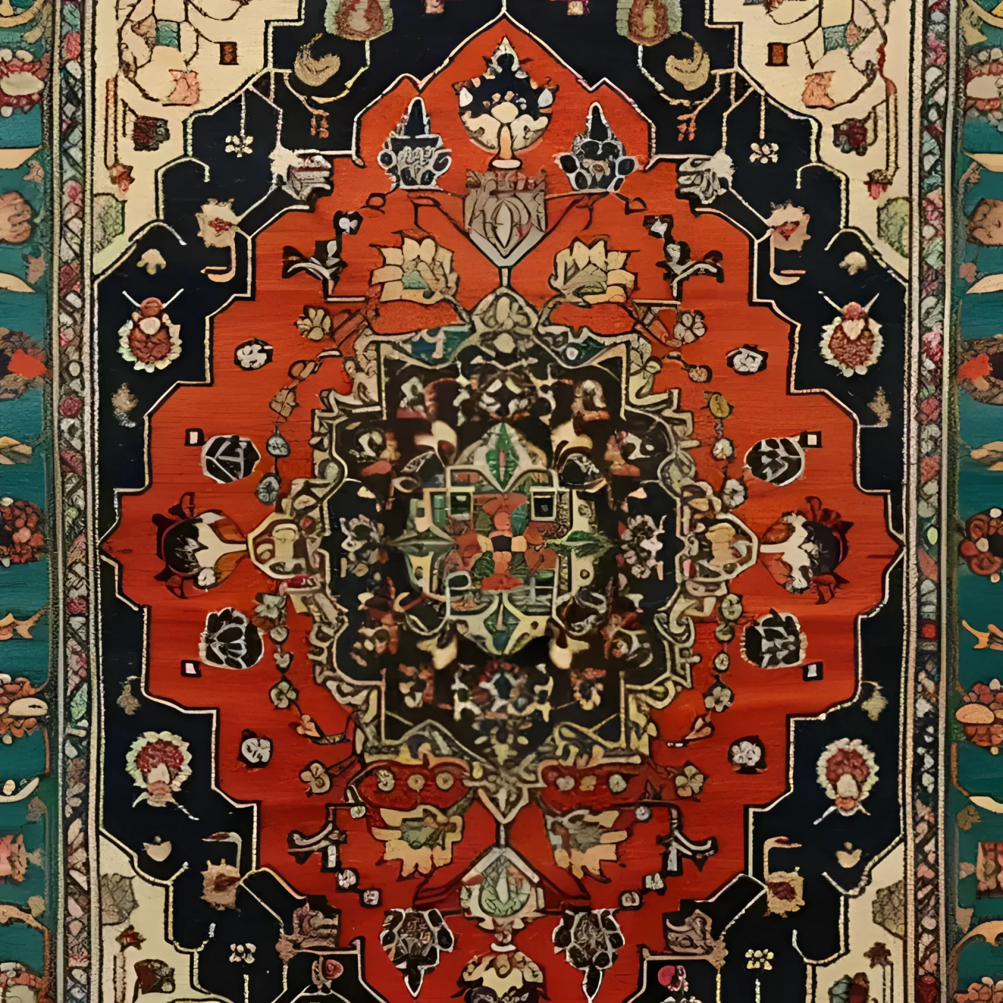 Verdant Haven Hand Knotted Area Rug - Image 5