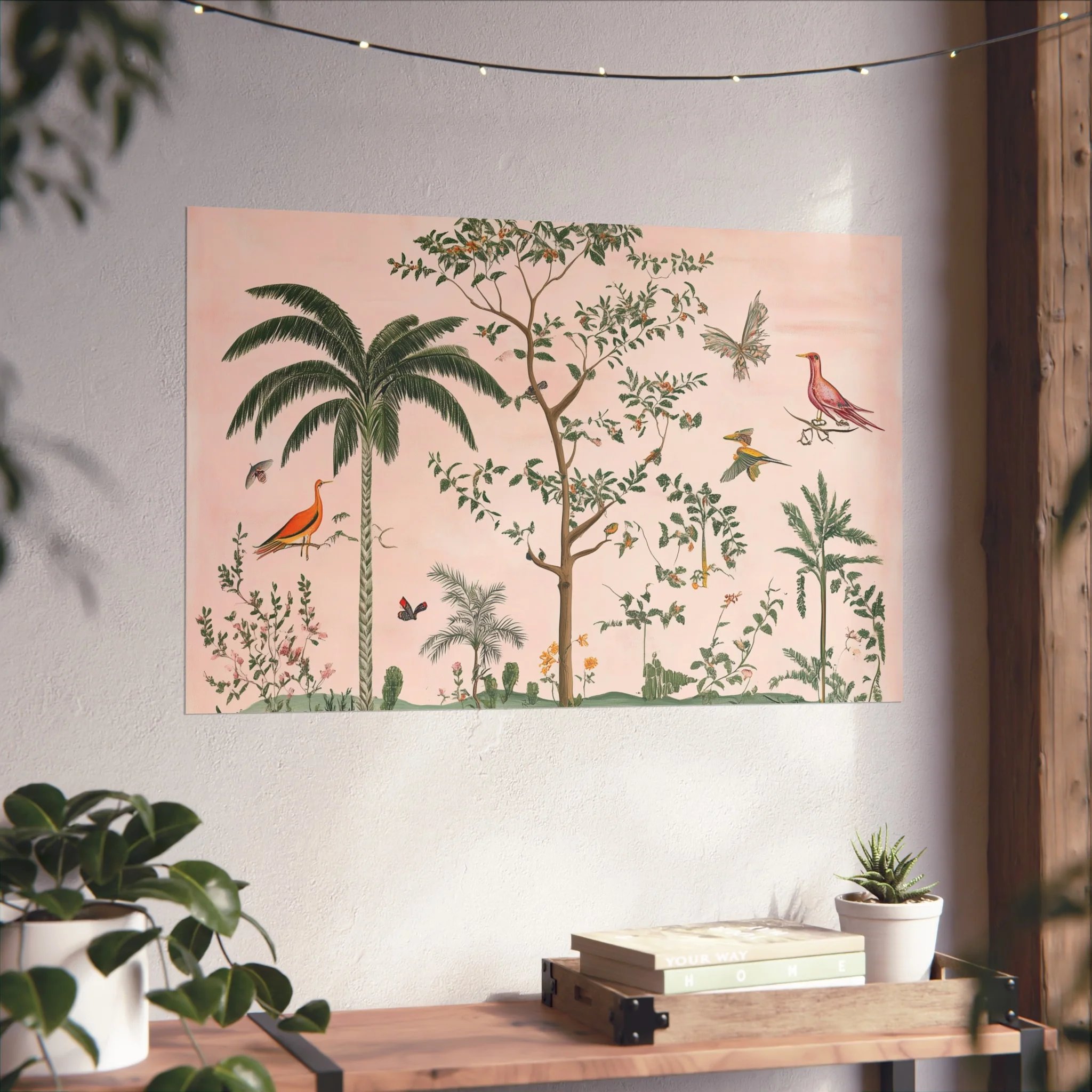 Verdant Tropical Birds Fine Art Poster - Image 42