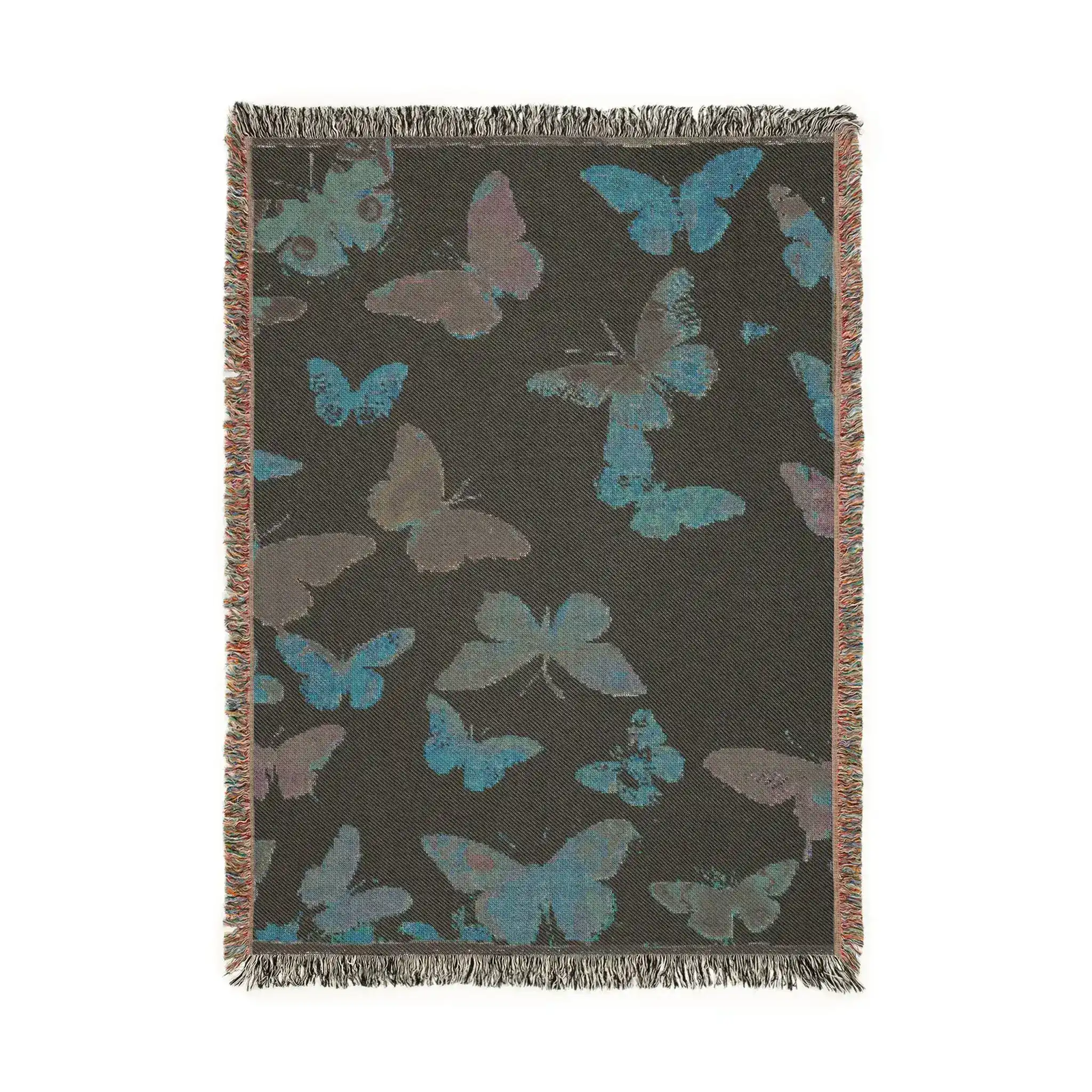 Vibrant Butterfly Woven Blanket - Image 4