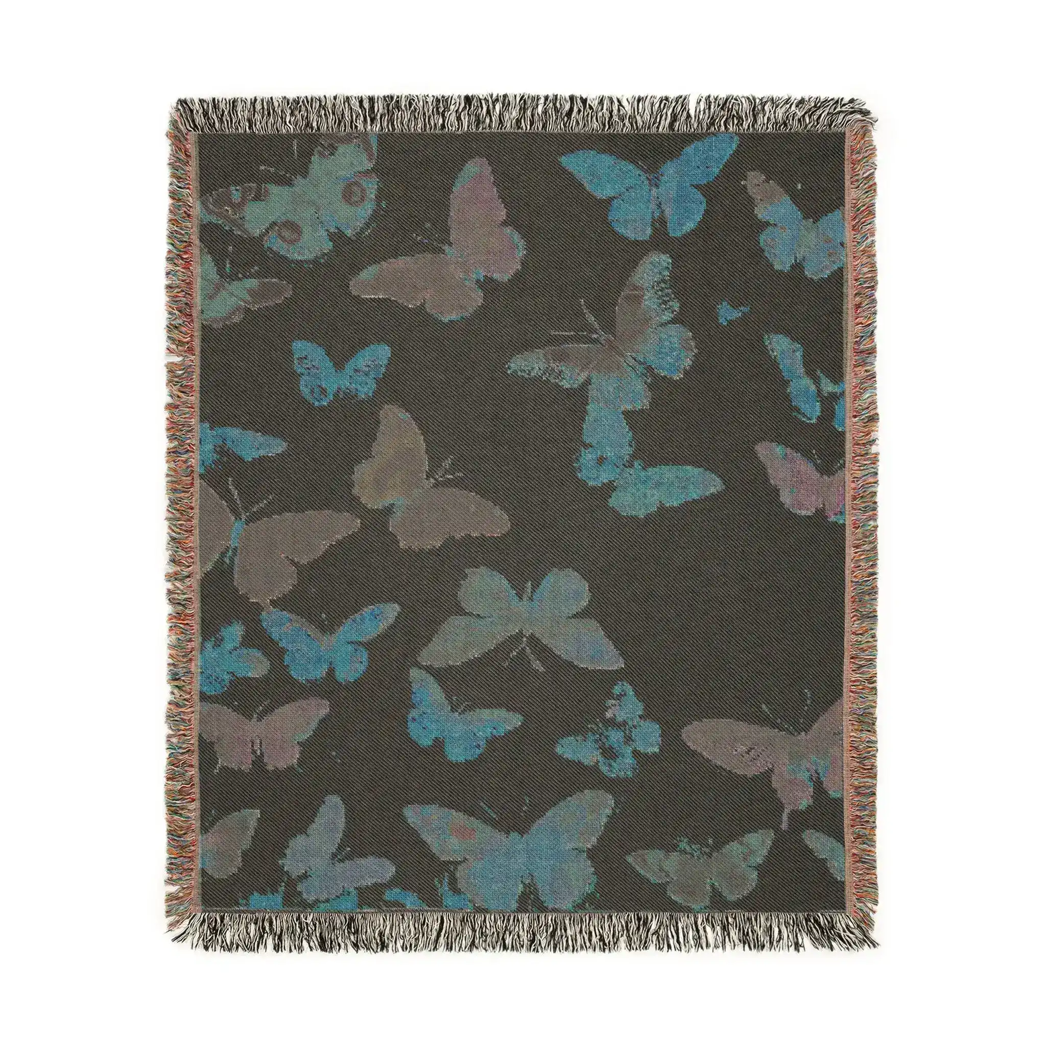 Vibrant Butterfly Woven Blanket - Image 5