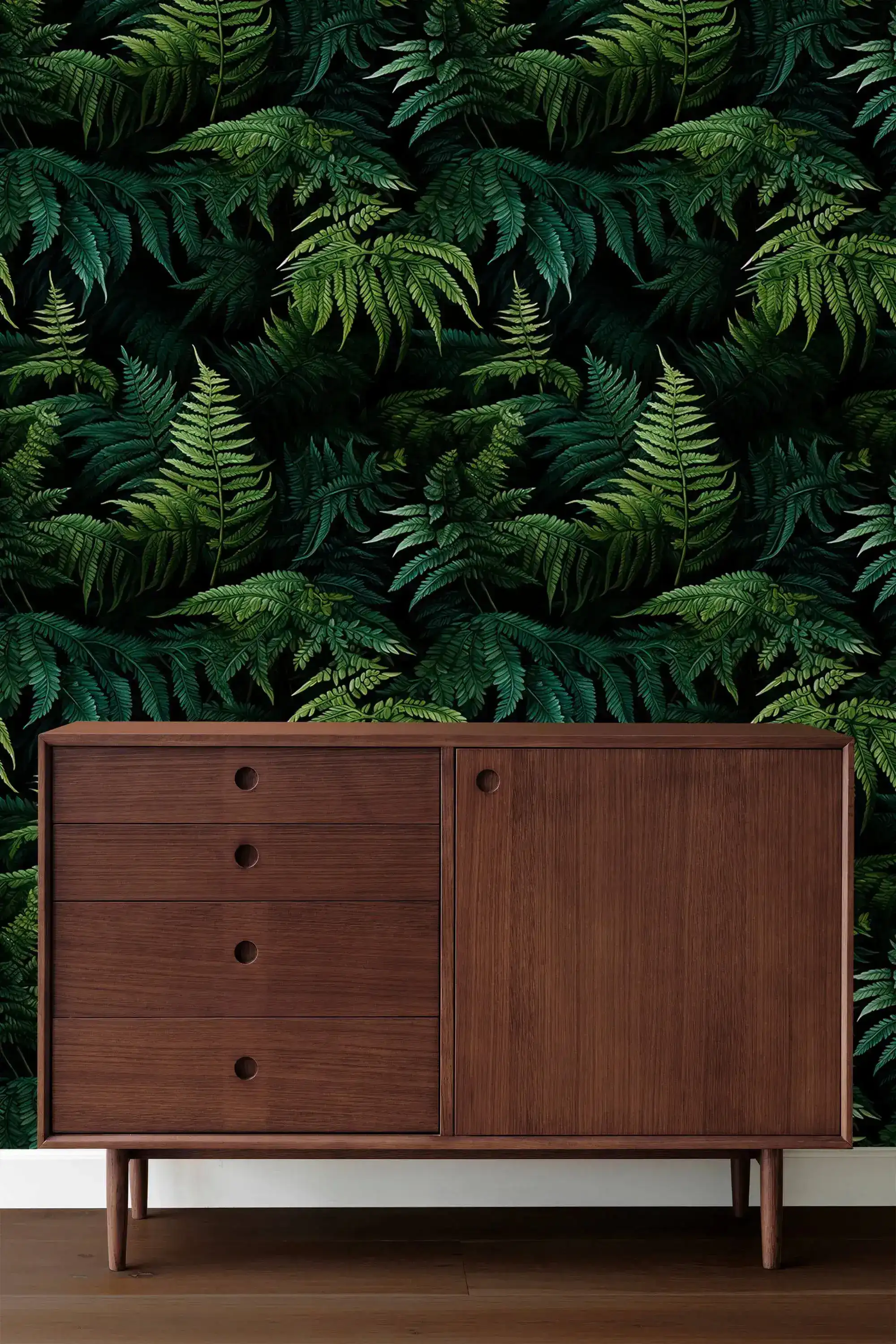 Vibrant Fern Jungle Wallpaper - Image 3