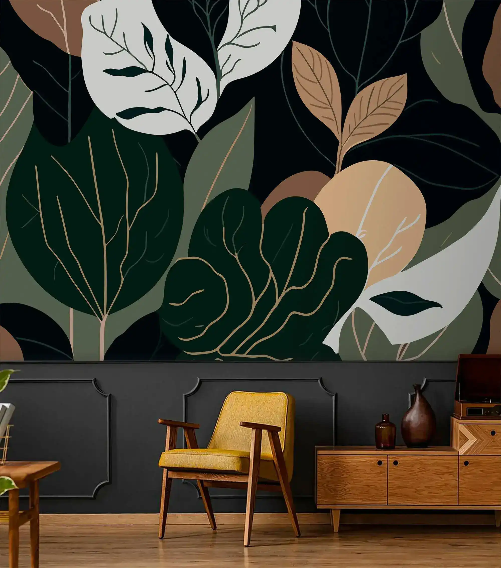 Vibrant Oversized Botanical Bliss Wallpaper - Image 2