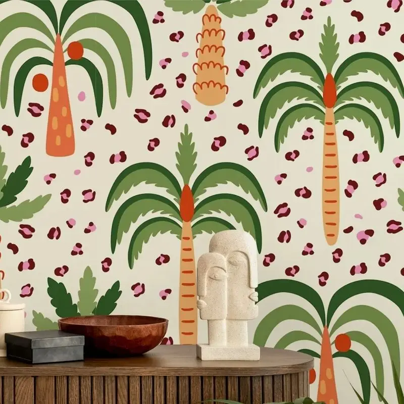 Vibrant Palm Paradise Wallpaper - Image 3