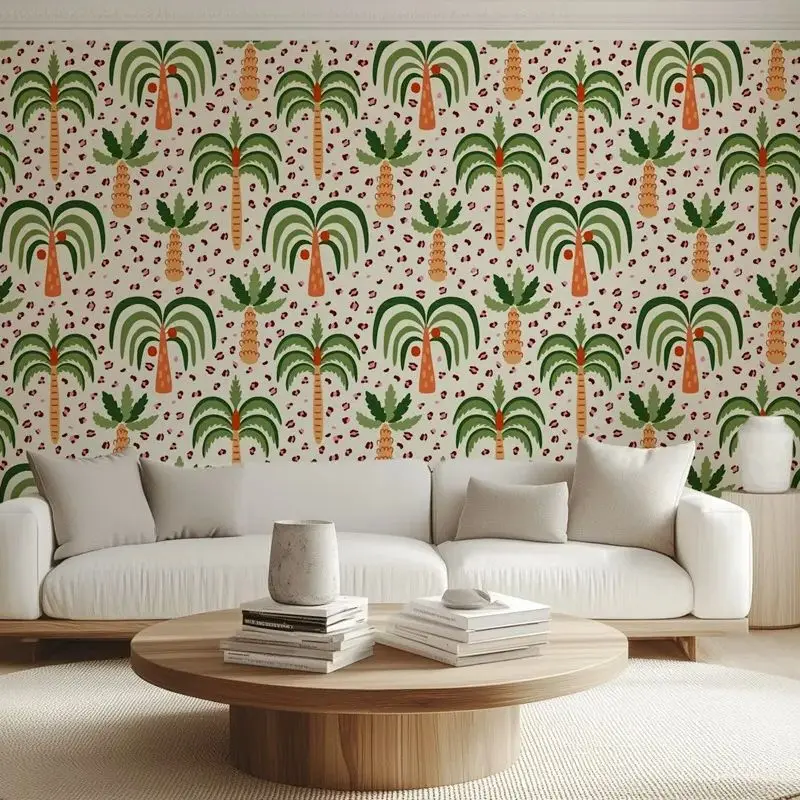 Vibrant Palm Paradise Wallpaper - Image 5