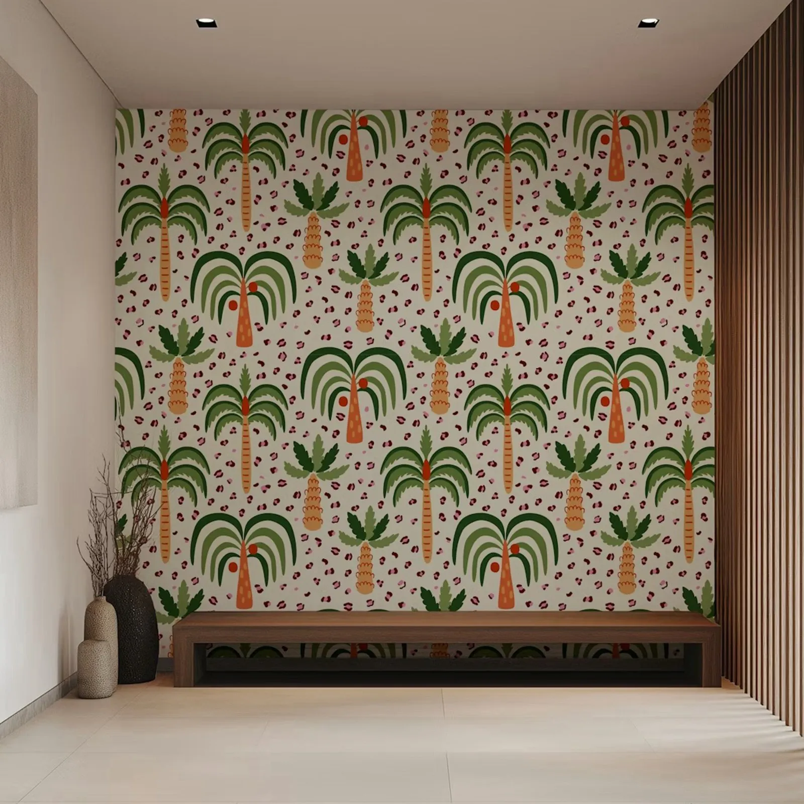 Vibrant Palm Paradise Wallpaper - Image 6