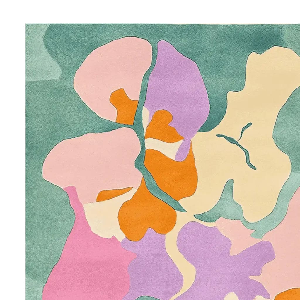 Vibrant Valley Flow Hand Tufted Rug - Image 4