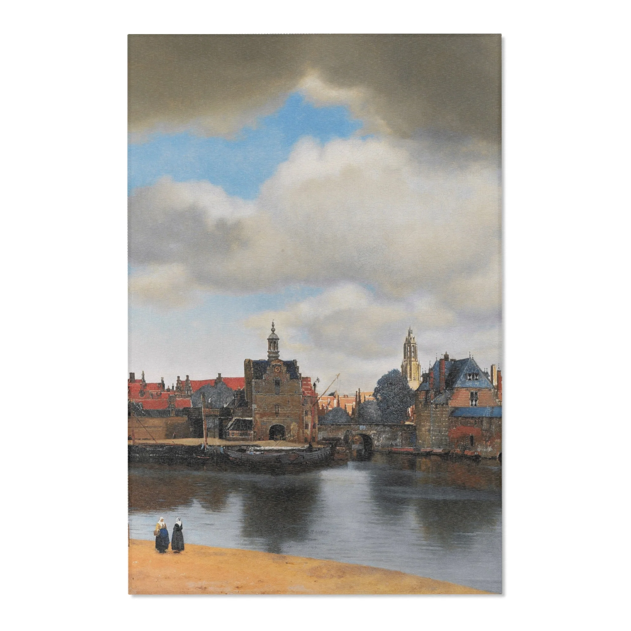 View of Delft, by Johannes Vermeer | Area Rug - Image 3