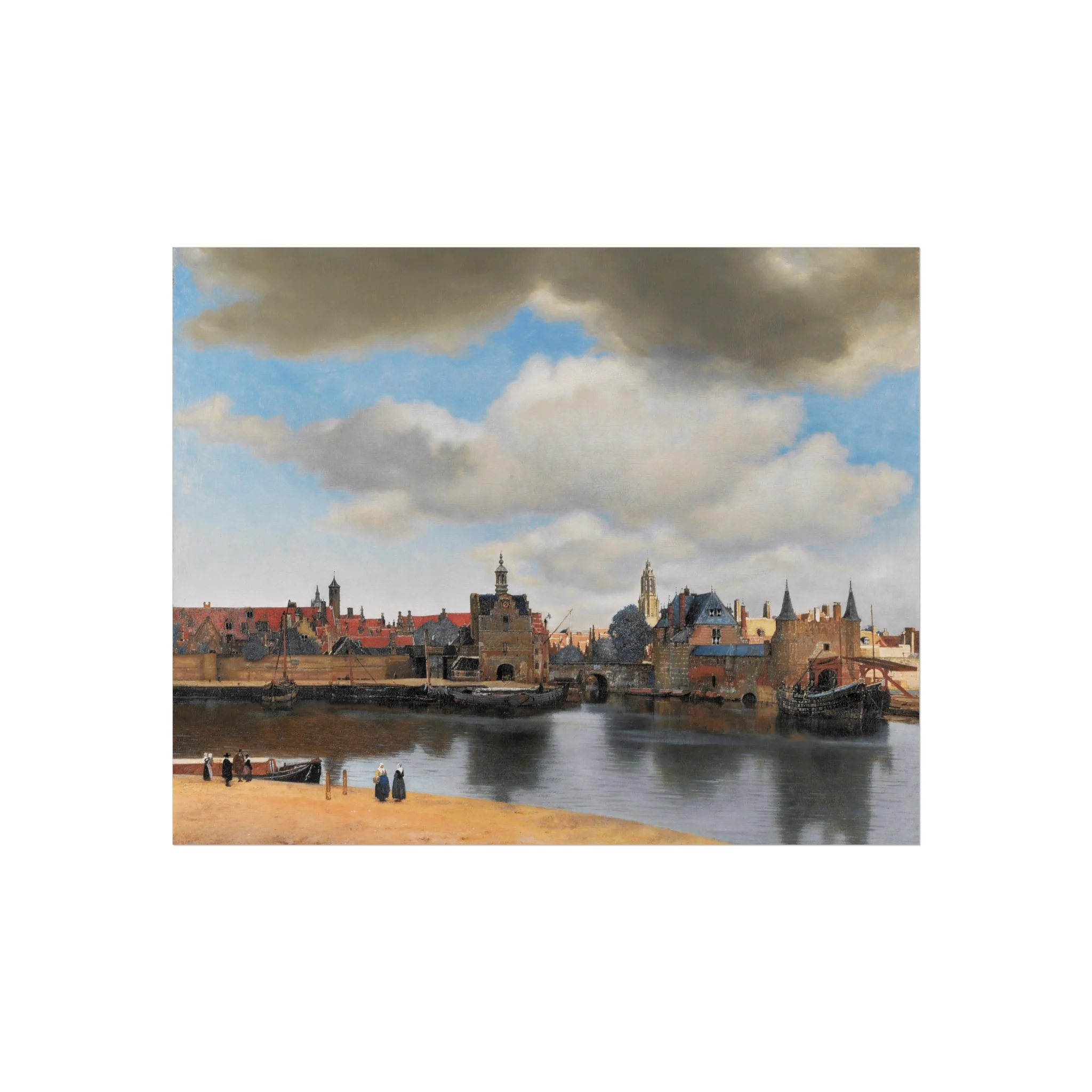 View of Delft, by Johannes Vermeer | Fine Art Poster - Image 2