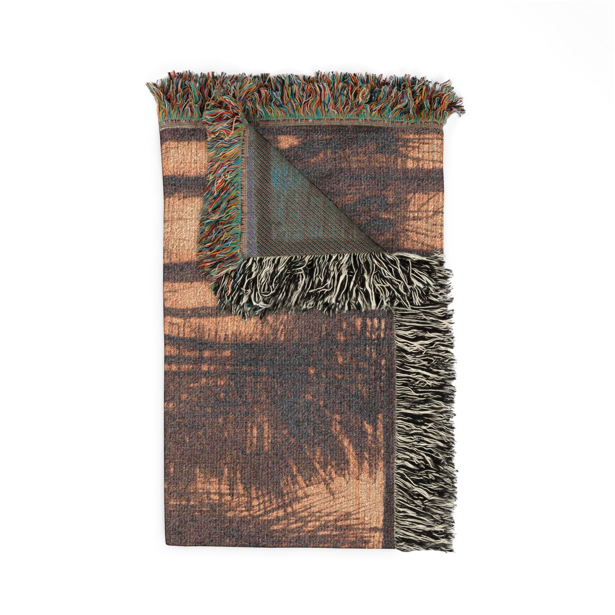 Vincent van Gogh - Avenue of Pollard Birches and Poplars | Woven Tapestry Blanket - Image 5
