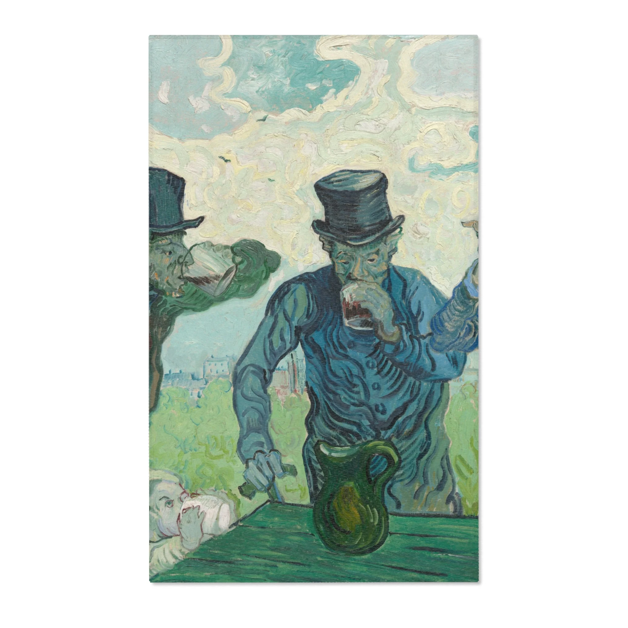 Vincent van Gogh - The Drinkers | Area Rug - Image 2