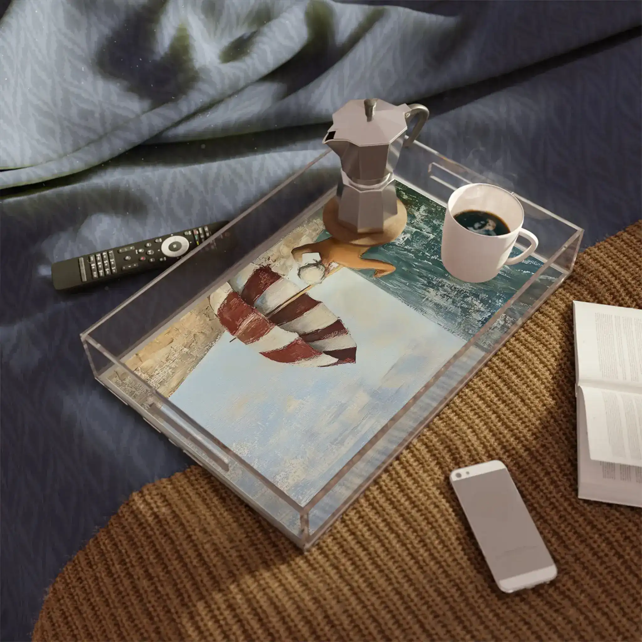 Vintage Beach Umbrella Serving Tray - Image 2