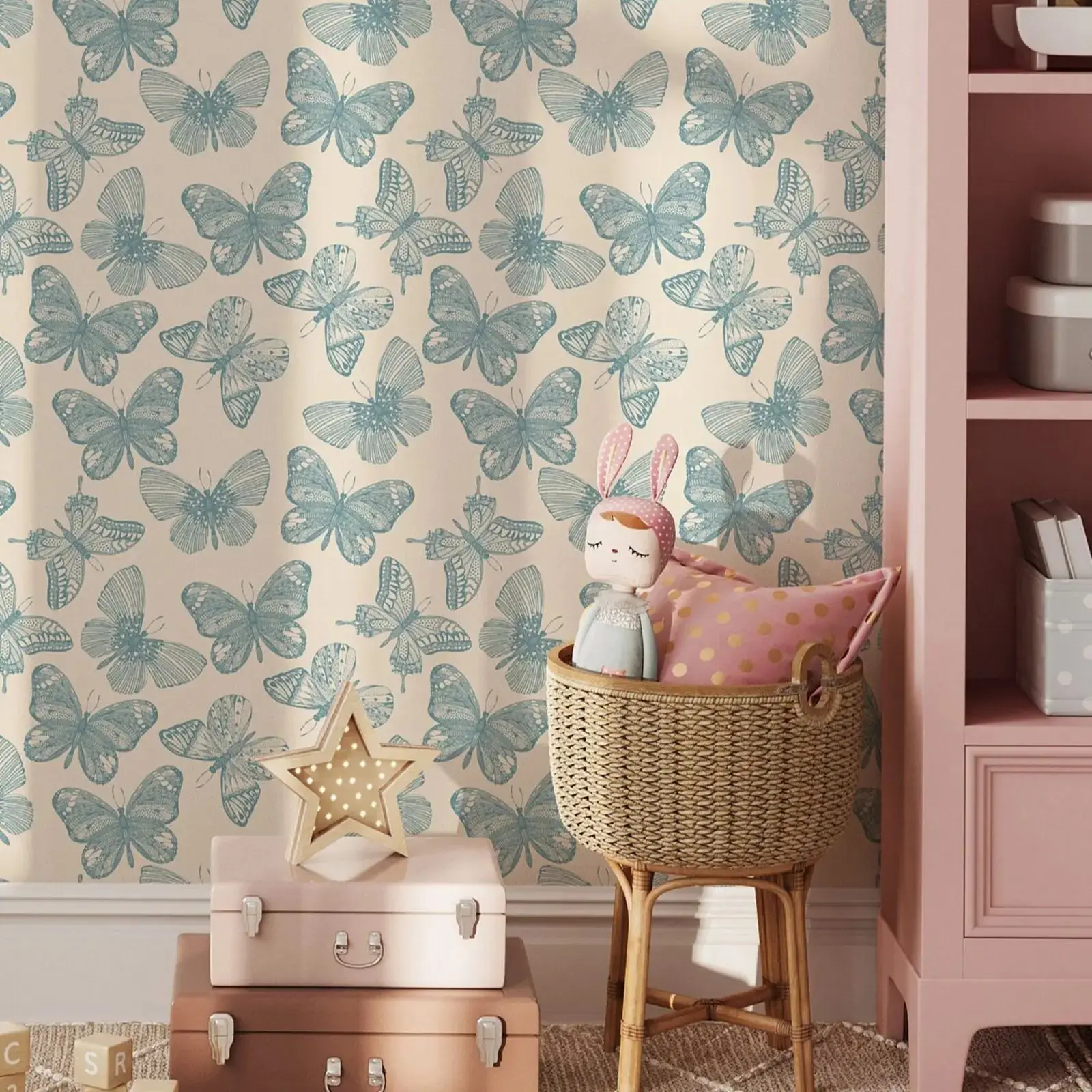 Vintage Butterfly Wallpaper - Image 3