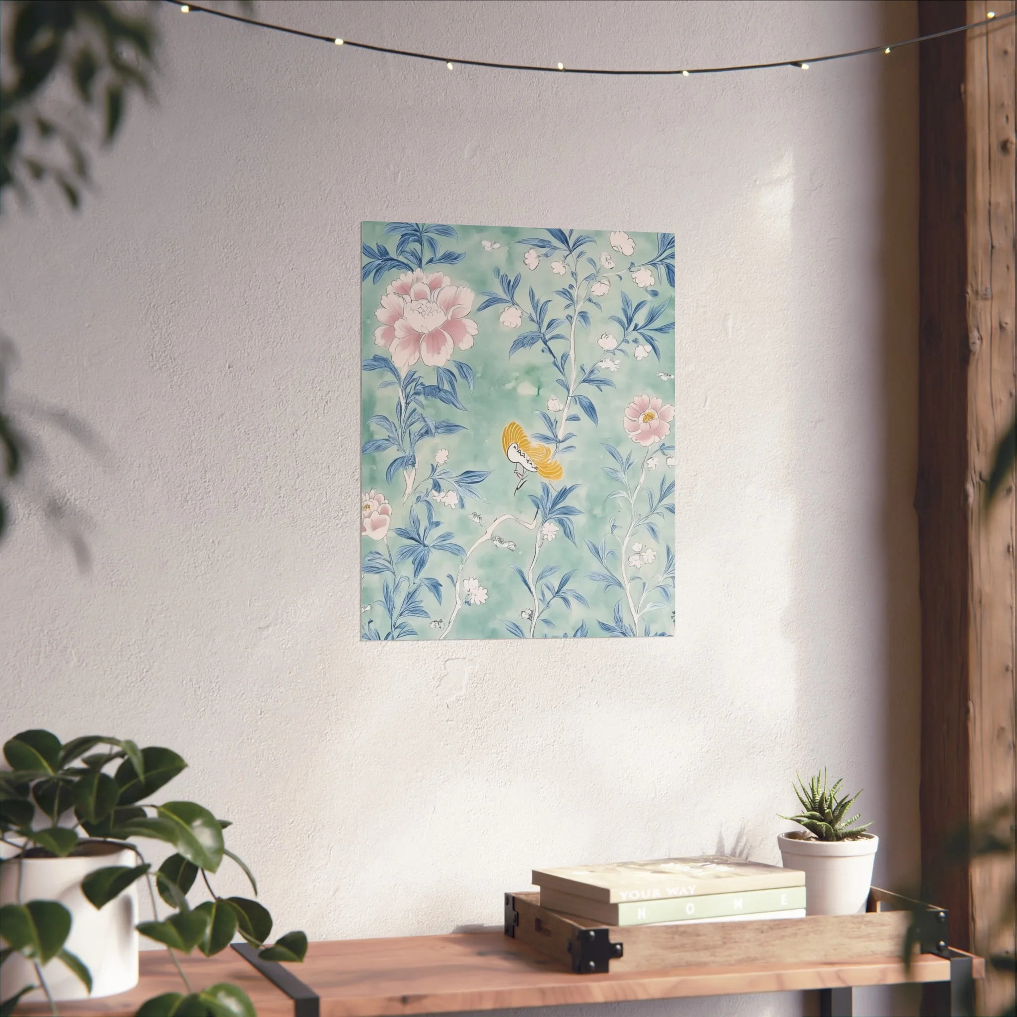 Vintage Chinoiserie Flowers Fine Art Poster - Image 32