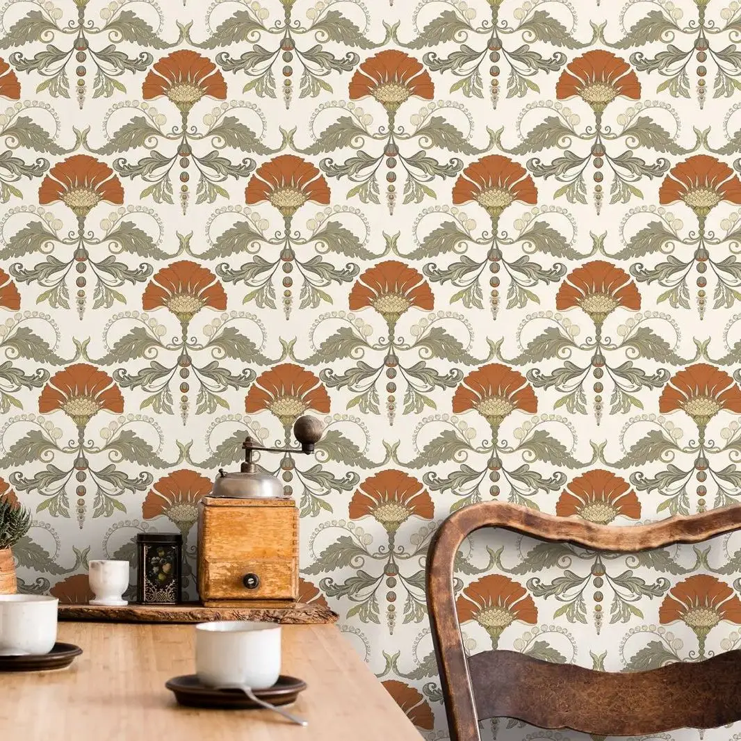 Vintage Flower Wallpaper - Image 2