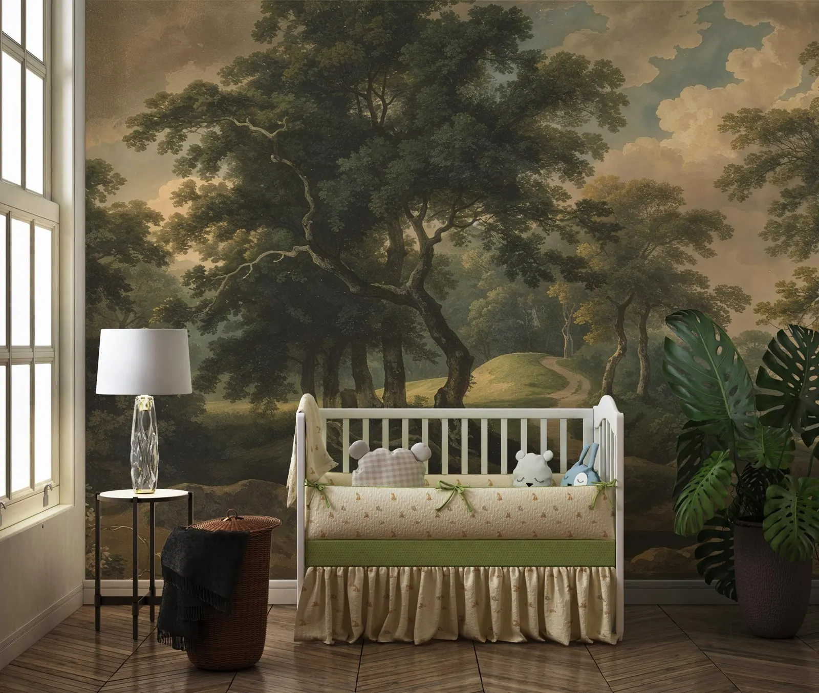 Vintage Forest Woodland Mural Wallpaper - Image 6