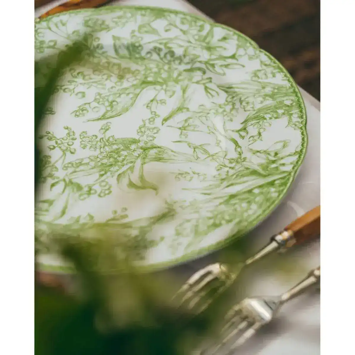 Vintage Inspired Orchid Porcelain Dinnerware - Image 10