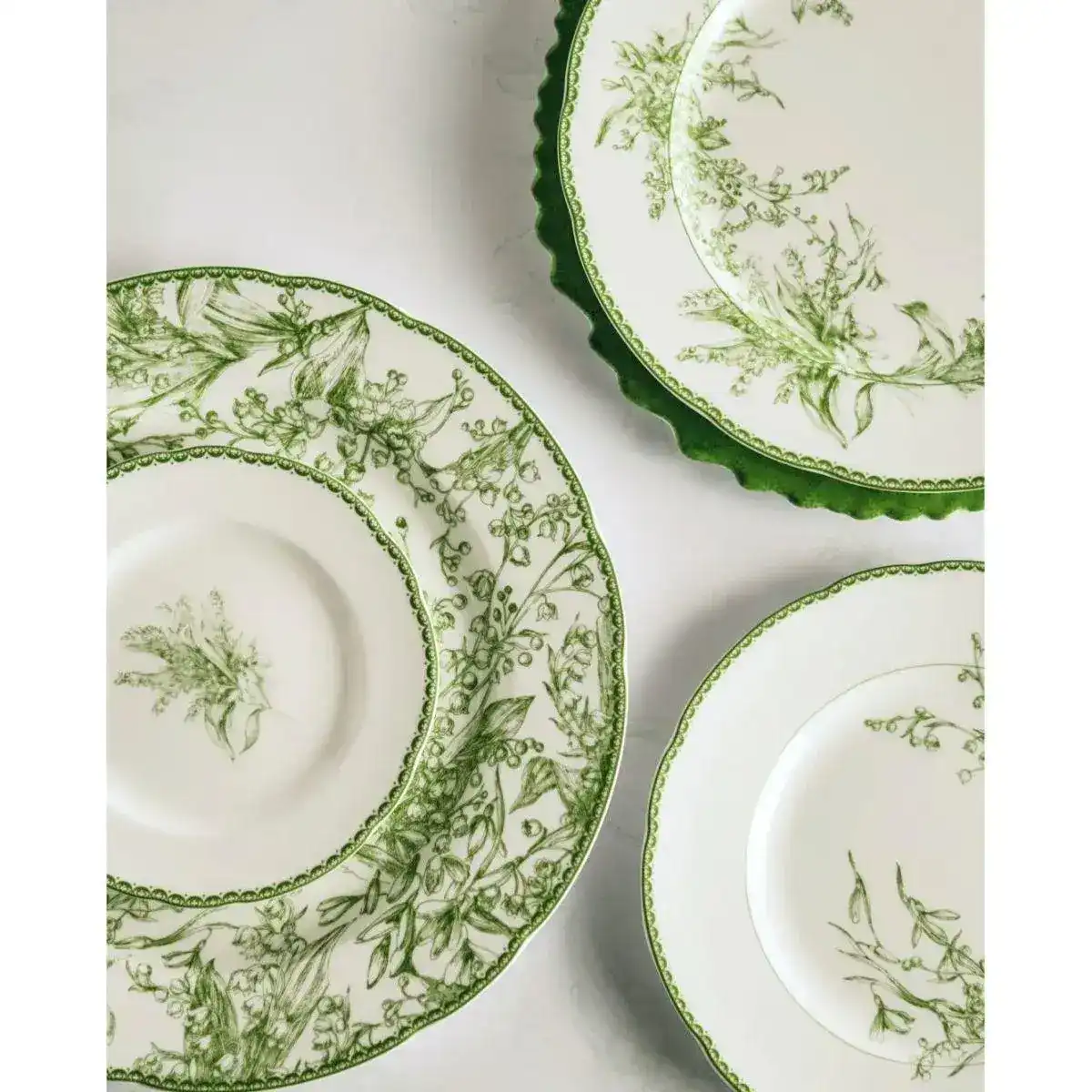 Vintage Inspired Orchid Porcelain Dinnerware - Image 11