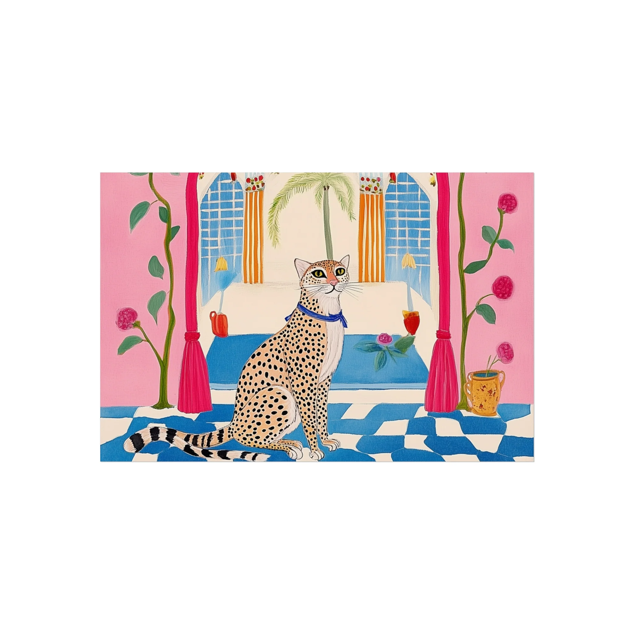 Vintage Leopard Fine Art Poster - Image 10