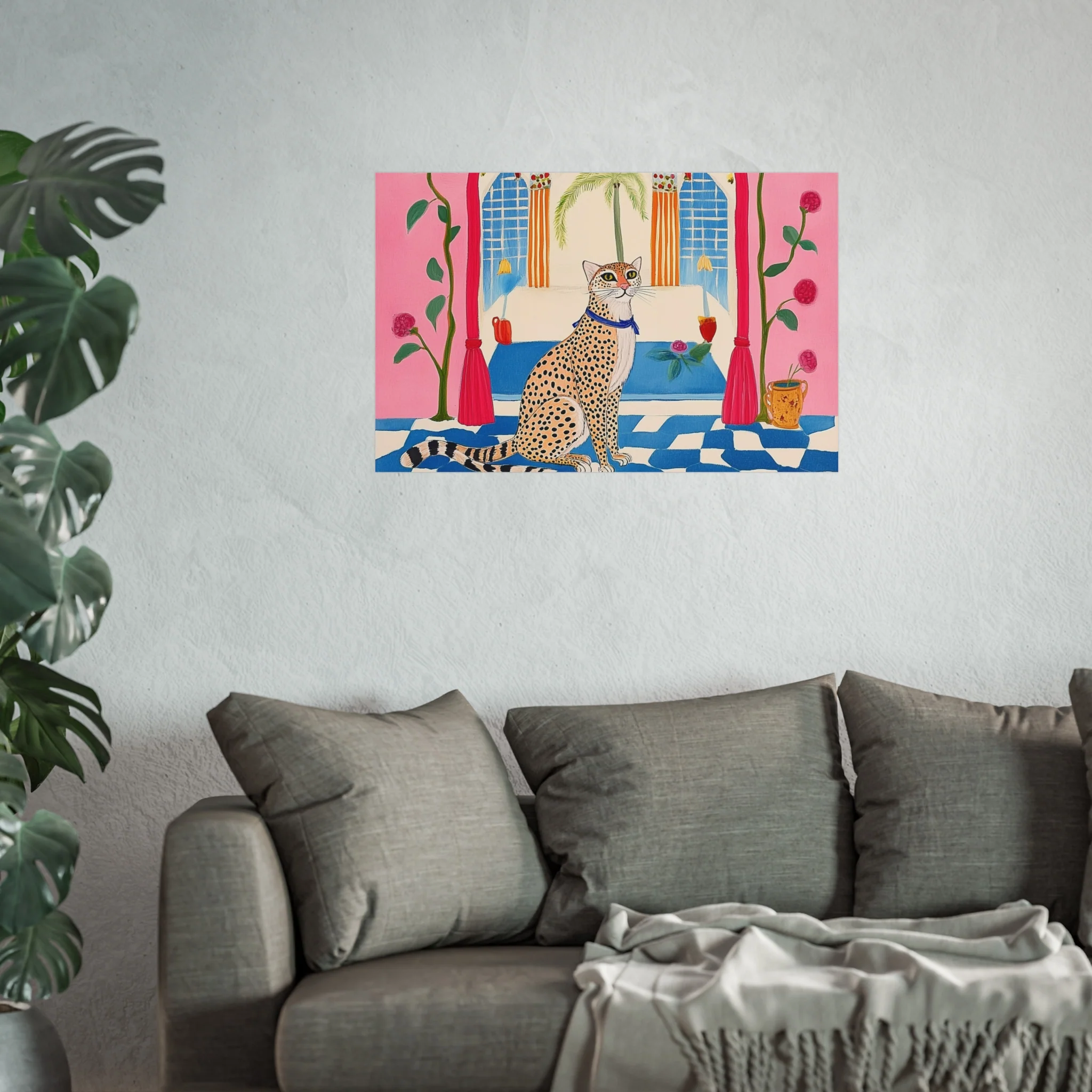 Vintage Leopard Fine Art Poster - Image 41