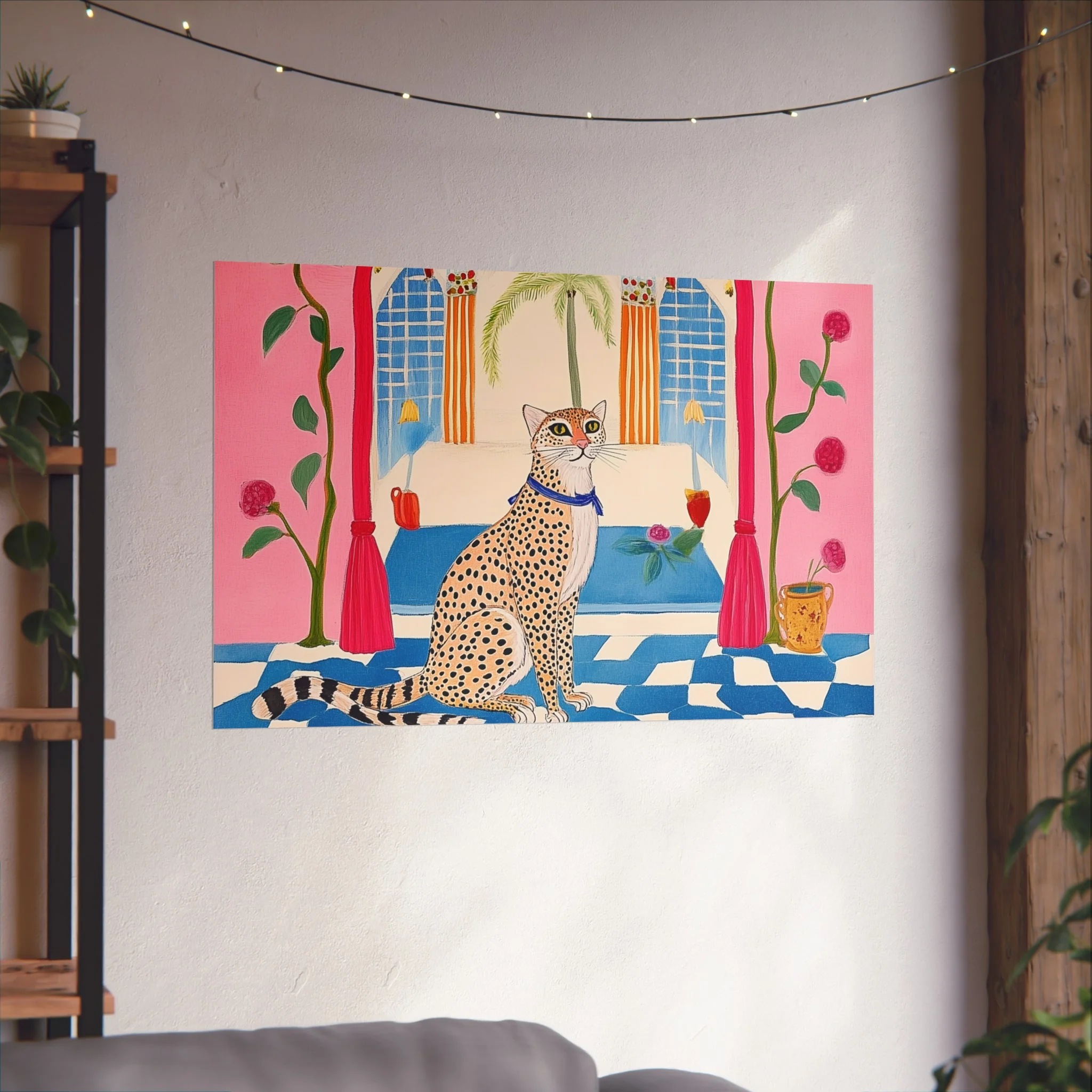 Vintage Leopard Fine Art Poster - Image 46