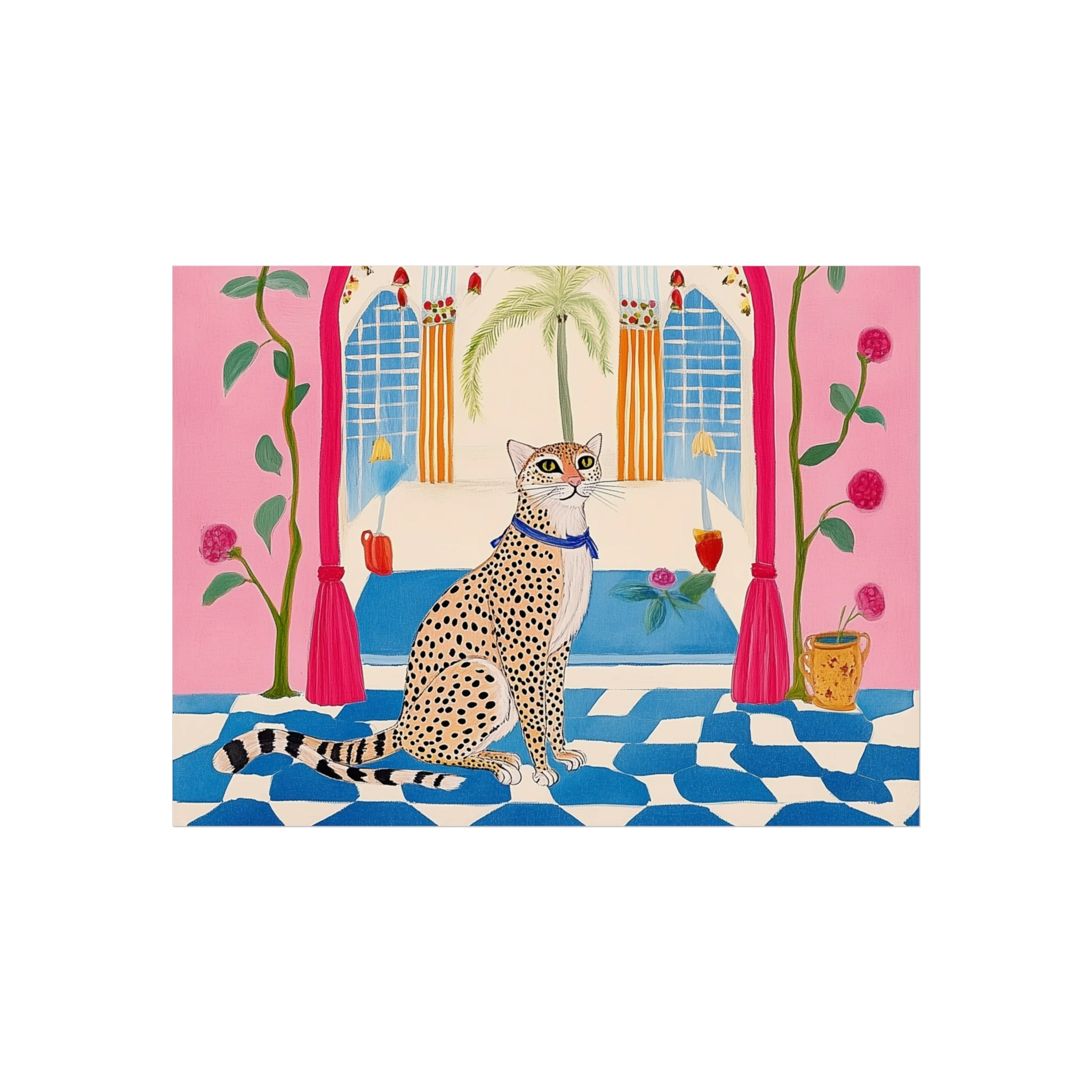 Vintage Leopard Fine Art Poster - Image 5
