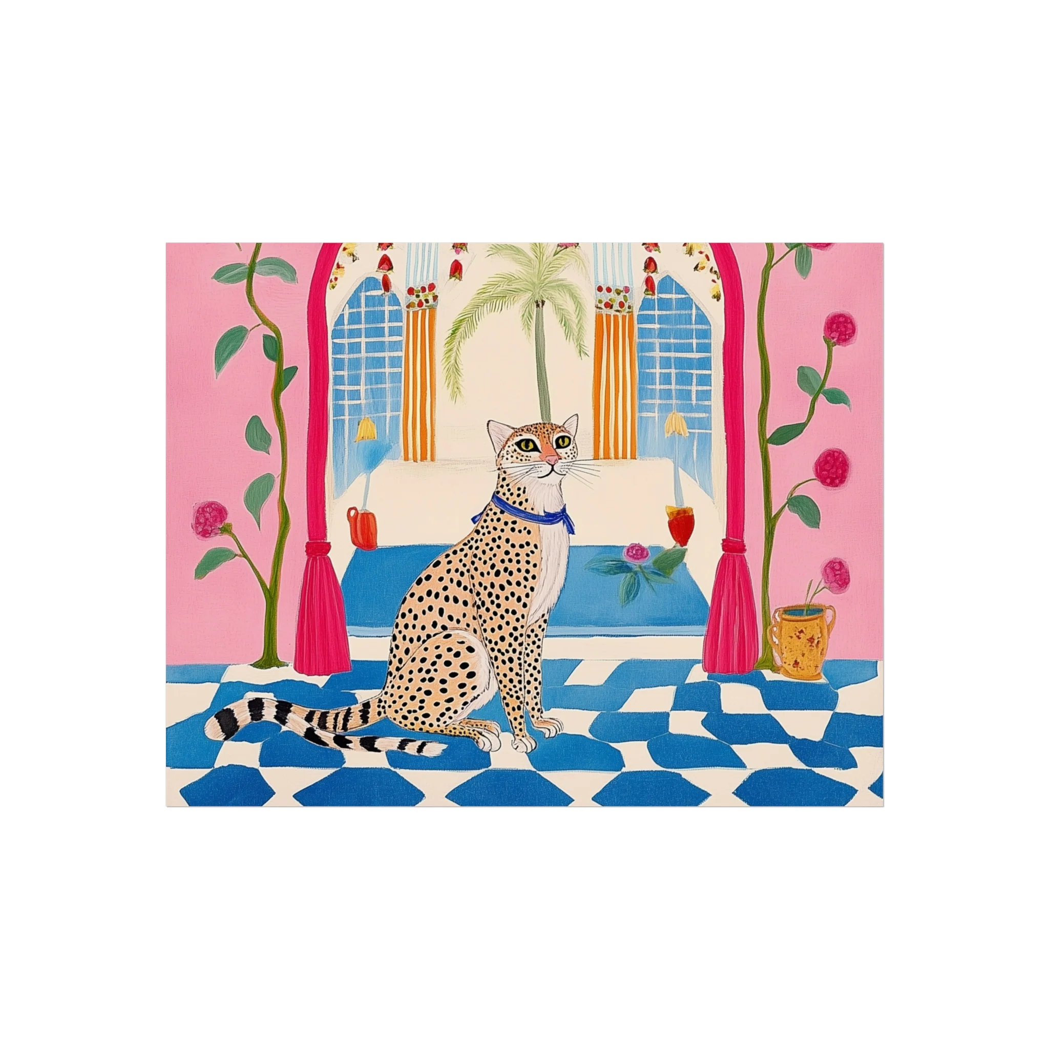 Vintage Leopard Fine Art Poster - Image 8