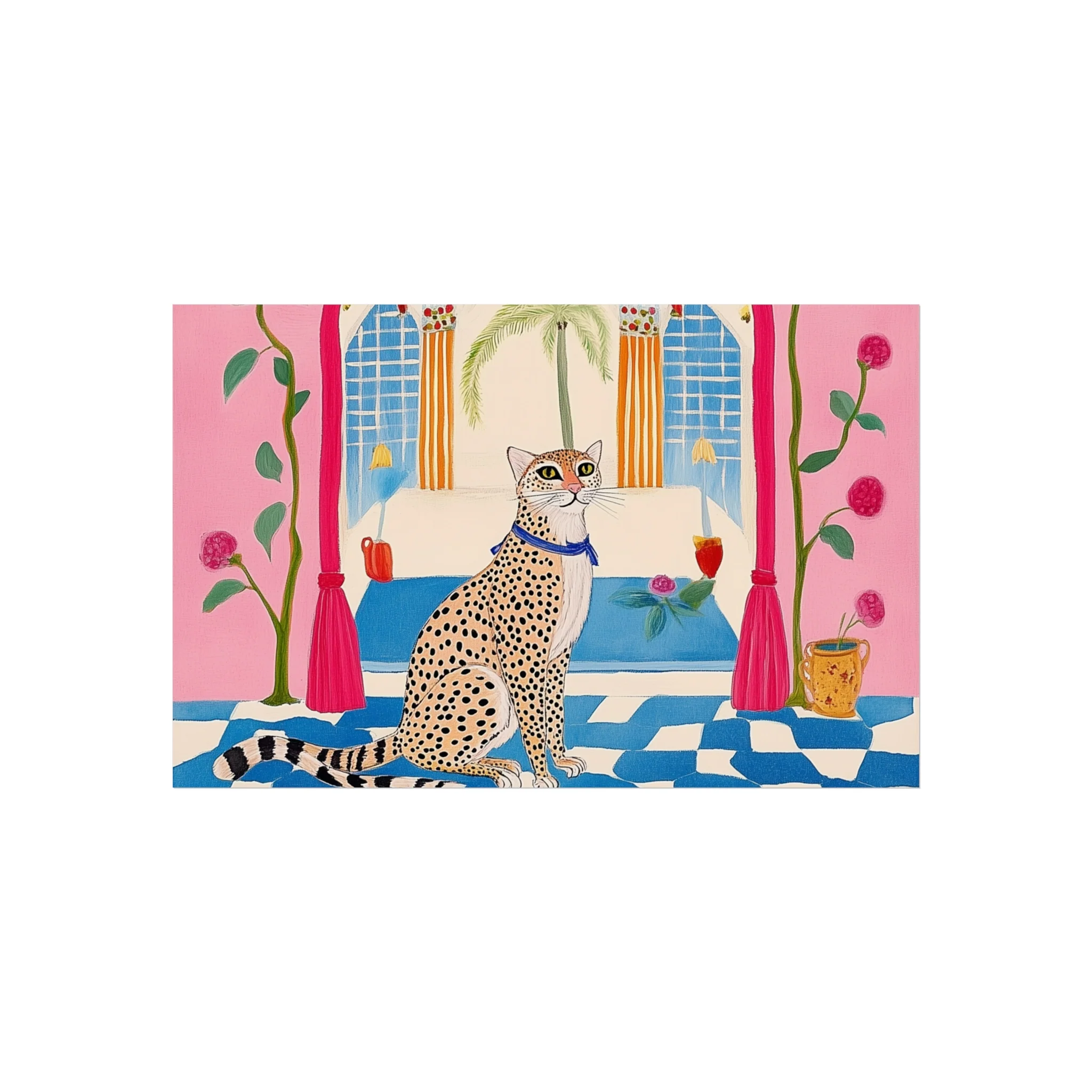 Vintage Leopard Fine Art Poster - Image 9